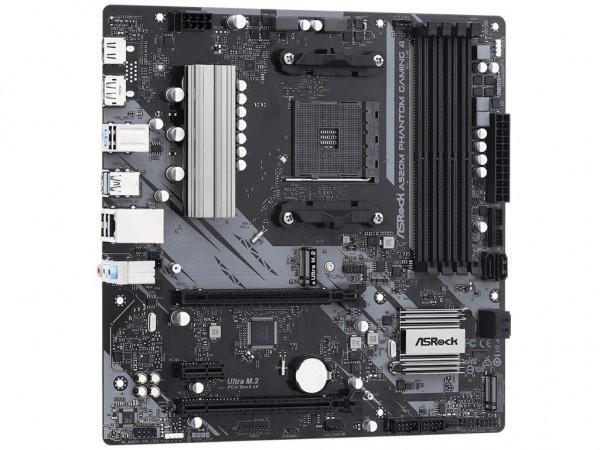 ASRock - Motherboard ASRock A520M Phantom Gaming 4