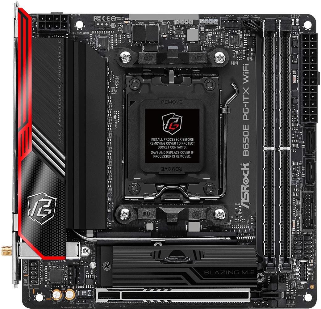 ASRock - Motherboard ASRock B650E PG-ITX WiFi