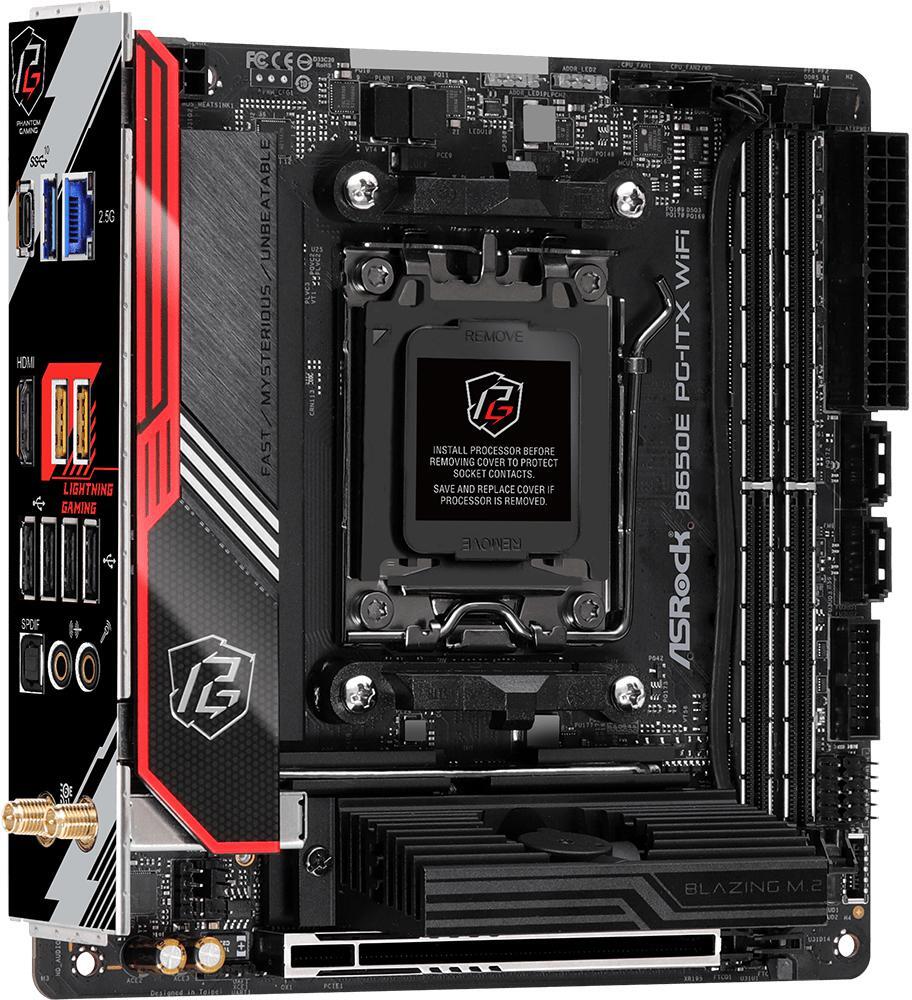 ASRock - Motherboard ASRock B650E PG-ITX WiFi