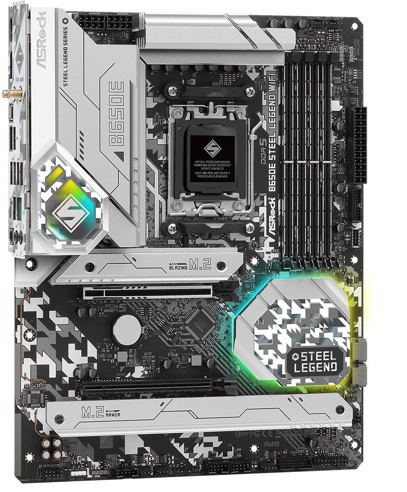 ASRock - Motherboard ASRock B650E Steel Legend WiFi