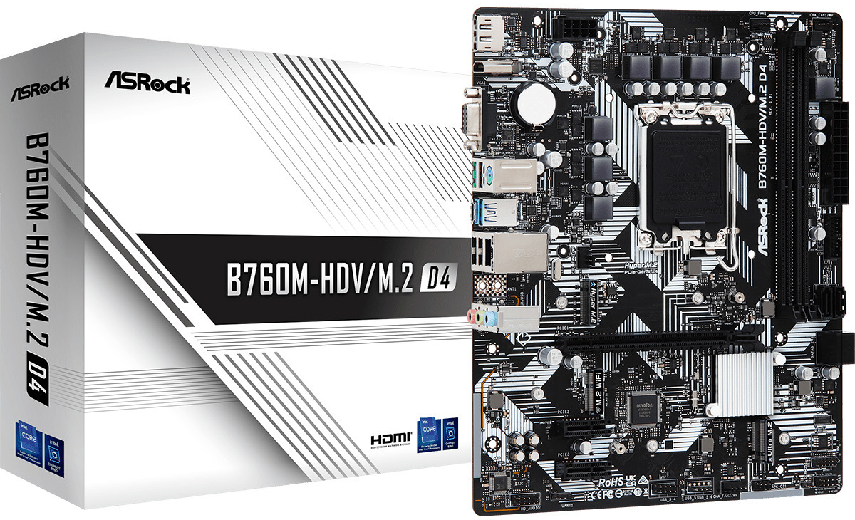 Motherboard ASRock B760M-HDV/M.2 D4