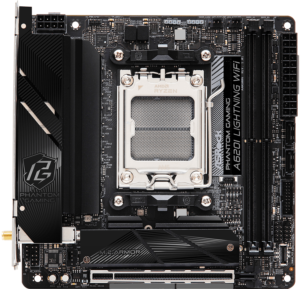 ASRock - Motherboard ASRock A620I Lightning WiFi