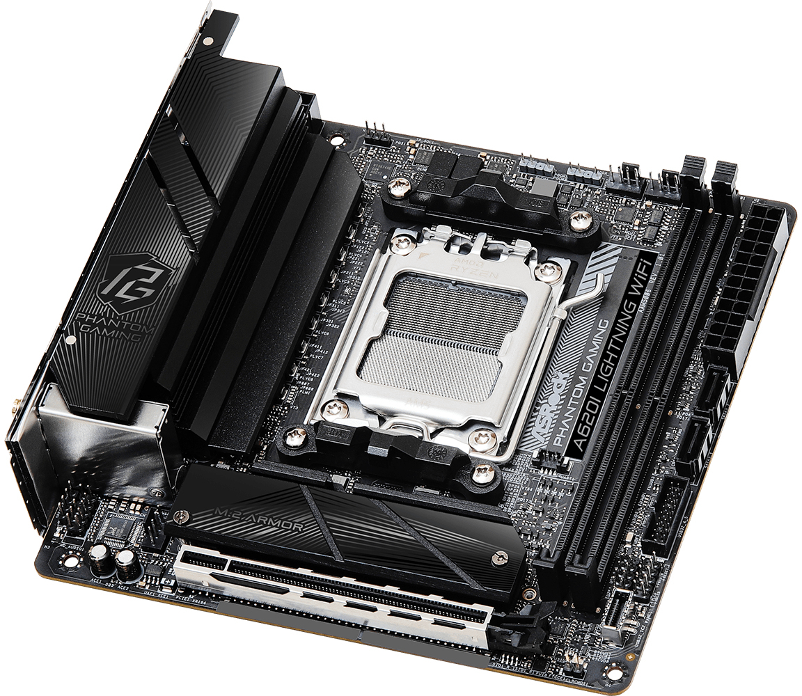 ASRock - Motherboard ASRock A620I Lightning WiFi