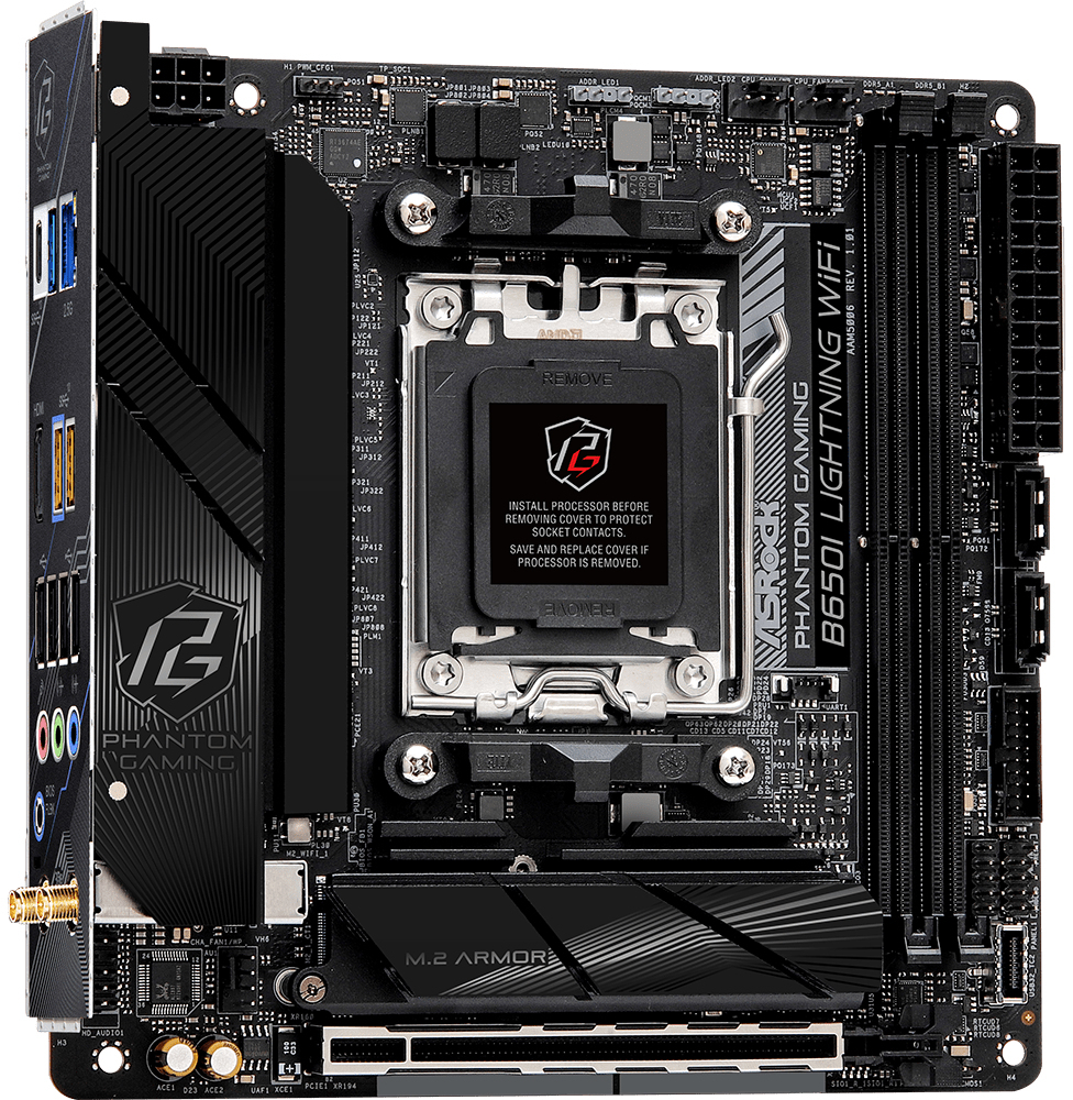 ASRock - Motherboard ASRock B650I Lightning WiFi