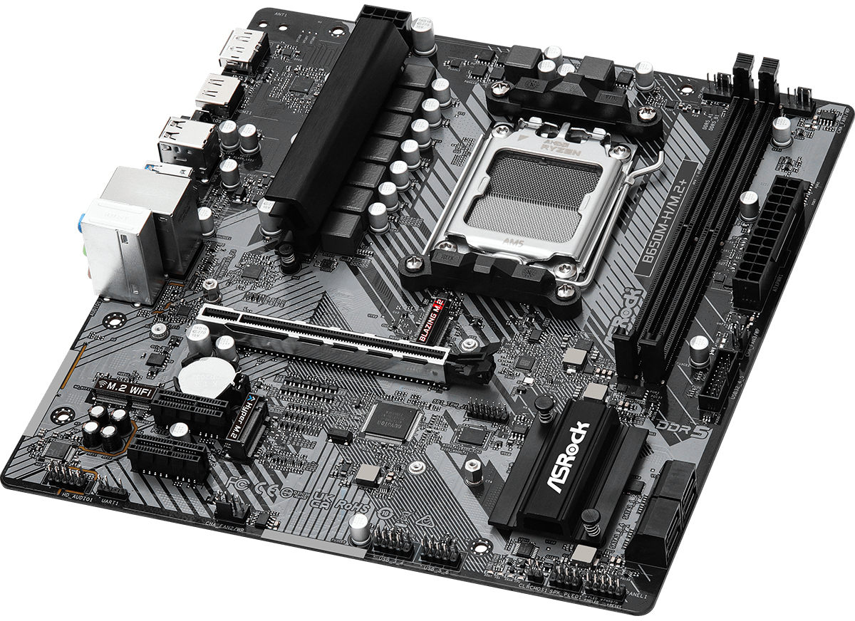 ASRock - Motherboard ASRock B650M-H/M.2+