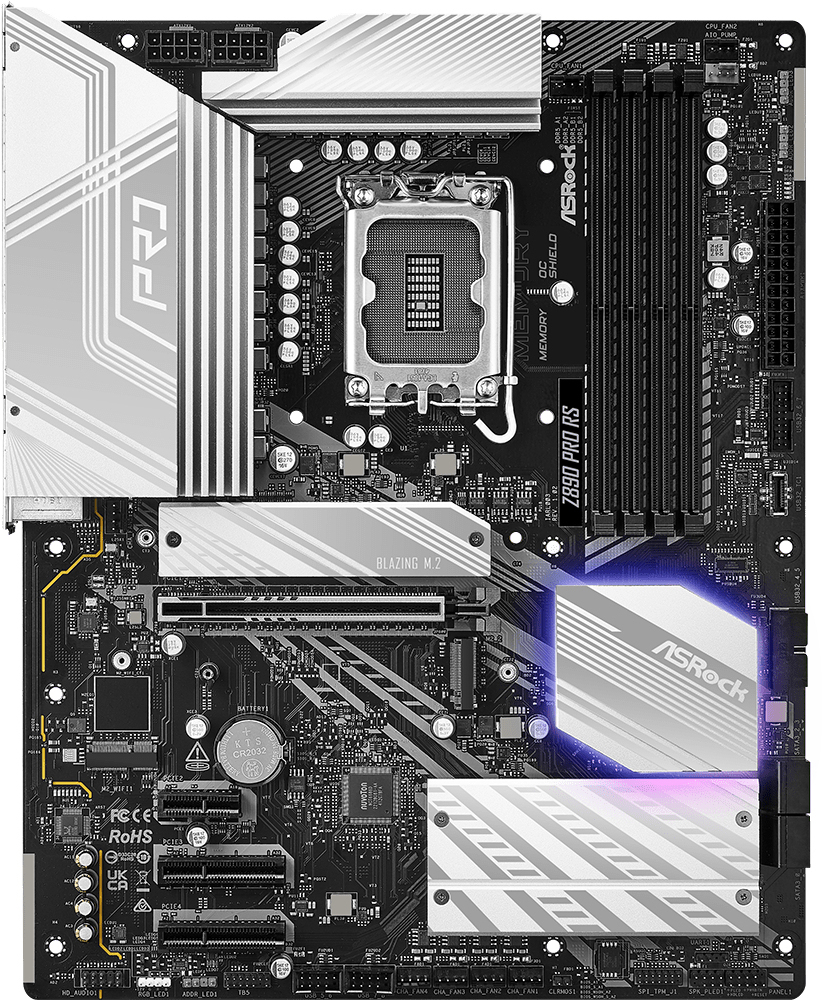 ASRock - Motherboard ASRock Z890 Pro RS