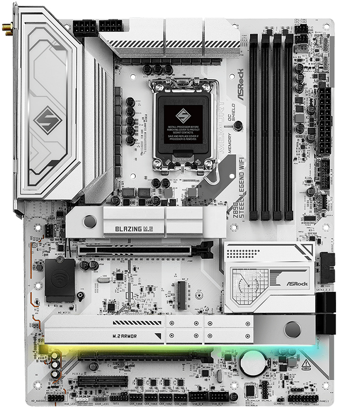 ASRock - Motherboard ASRock Z890 Steel Legend WiFi