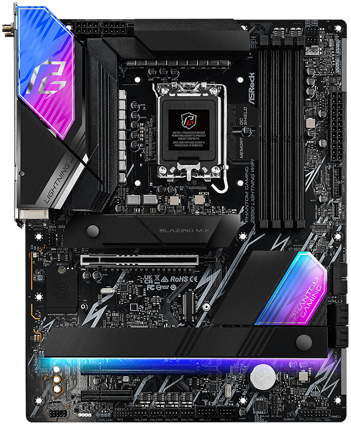 ASRock - Motherboard ASRock Z890 Lightning WiFi