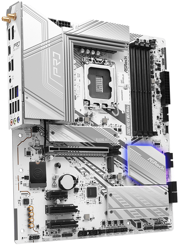 ASRock - Motherboard ASRock Z890 Pro RS WiFi White