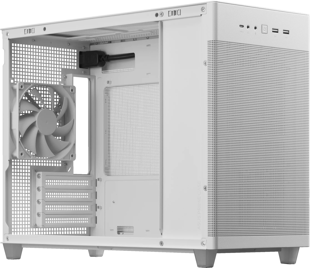 Asus - ** B Grade ** Caixa Micro-ATX ASUS Prime AP201 Mesh White Edition