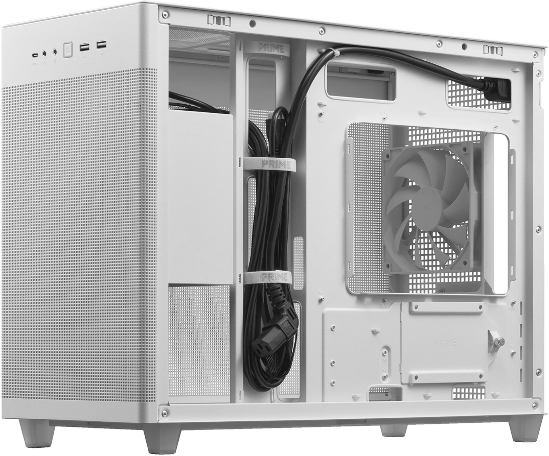 Asus - ** B Grade ** Caixa Micro-ATX ASUS Prime AP201 Mesh White Edition
