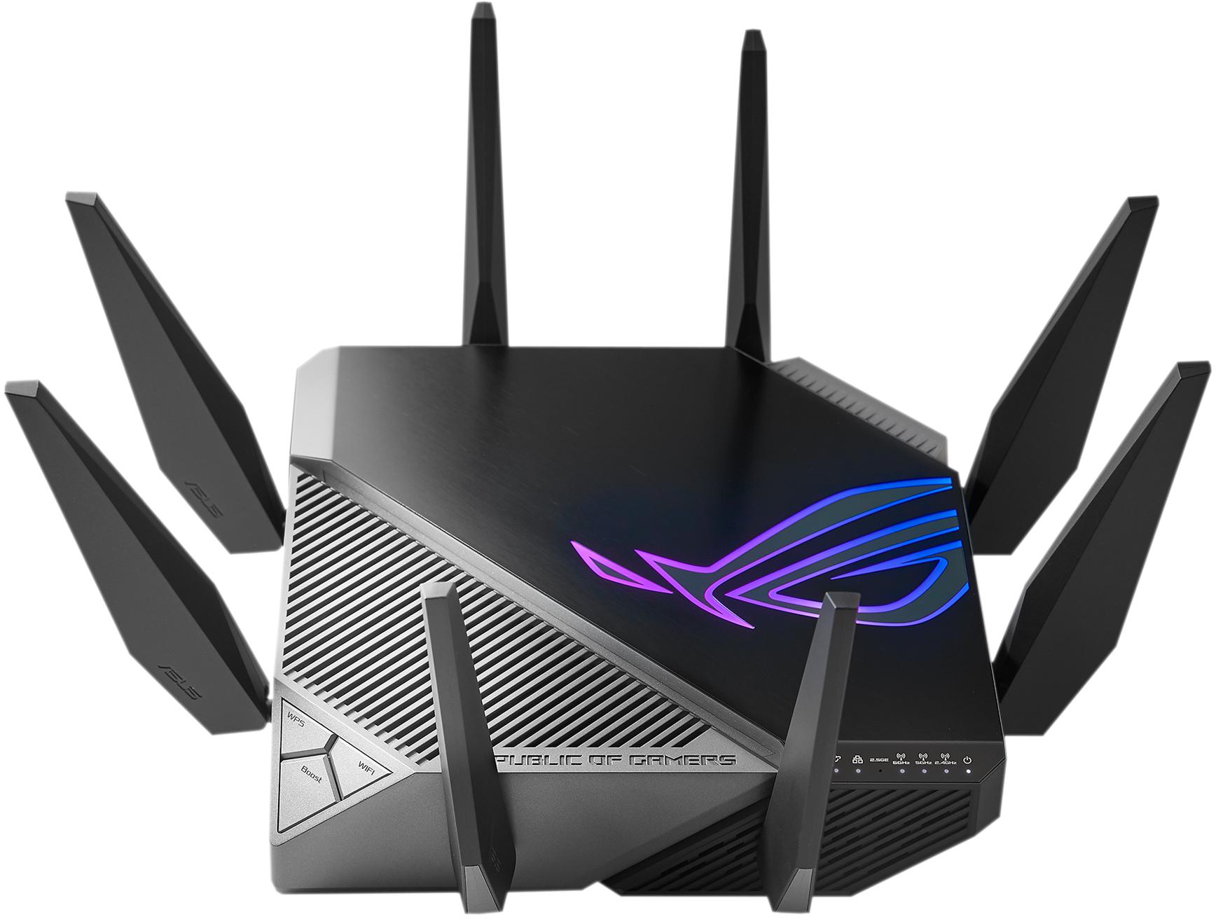 Asus - ** B Grade ** Router Gaming Asus Rapture GT-AXE11000 Tri-Band AiMesh Wireless WiFi6E