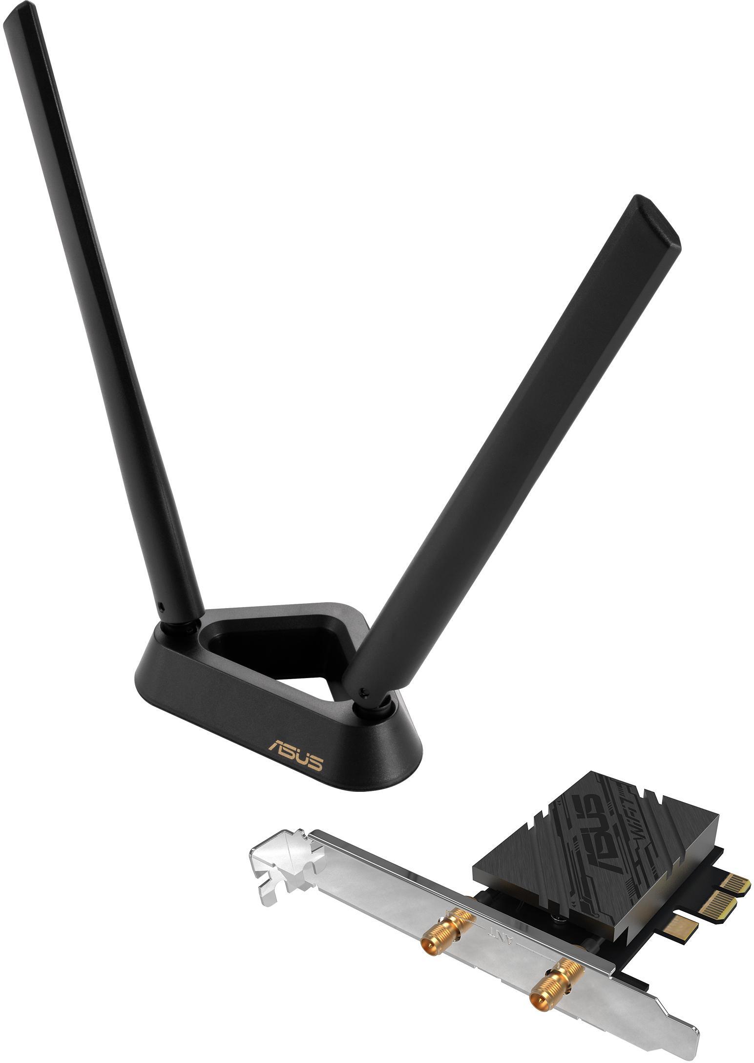 Asus - Placa de Rede ASUS PCI Express PCE-BE92BT Tri-Band BE9400 WiFi 7 + Bluetooth 5.4