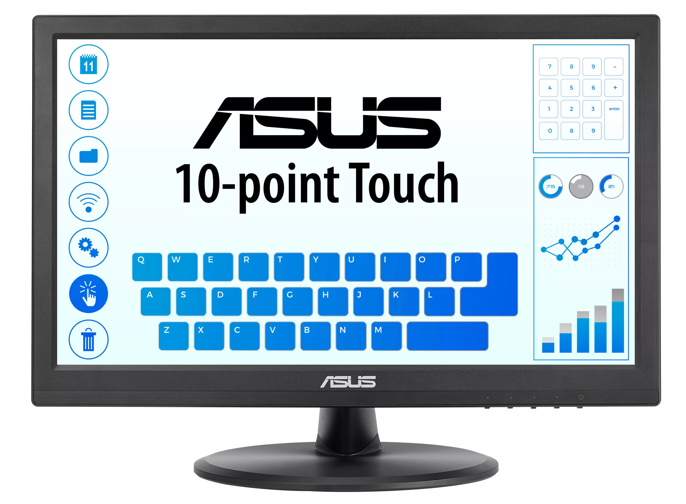 Monitor Asus Touch 15.6" VT168HR TN WXGA 60Hz 5ms