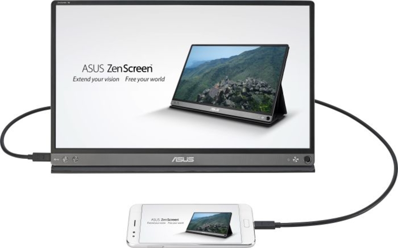 Monitor Asus 15.6" ZenScreen GO MB16AP IPS FHD 60Hz 5ms USB-C