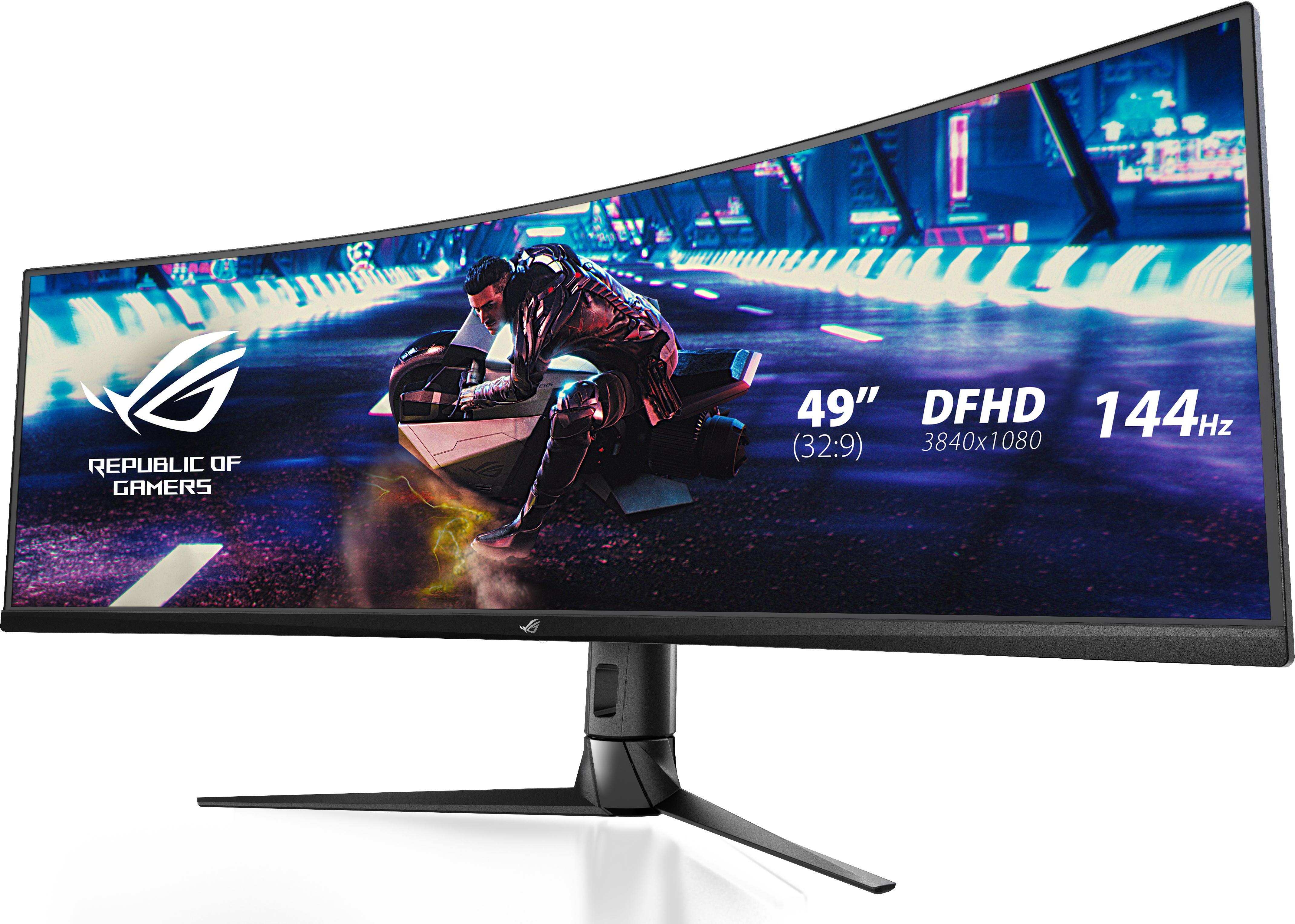 Asus - Monitor Curvo ASUS ROG STRIX 49" XG49VQ VA UWQHD 144Hz DisplayDisplayHDR 400 Radeon FreeSync 2