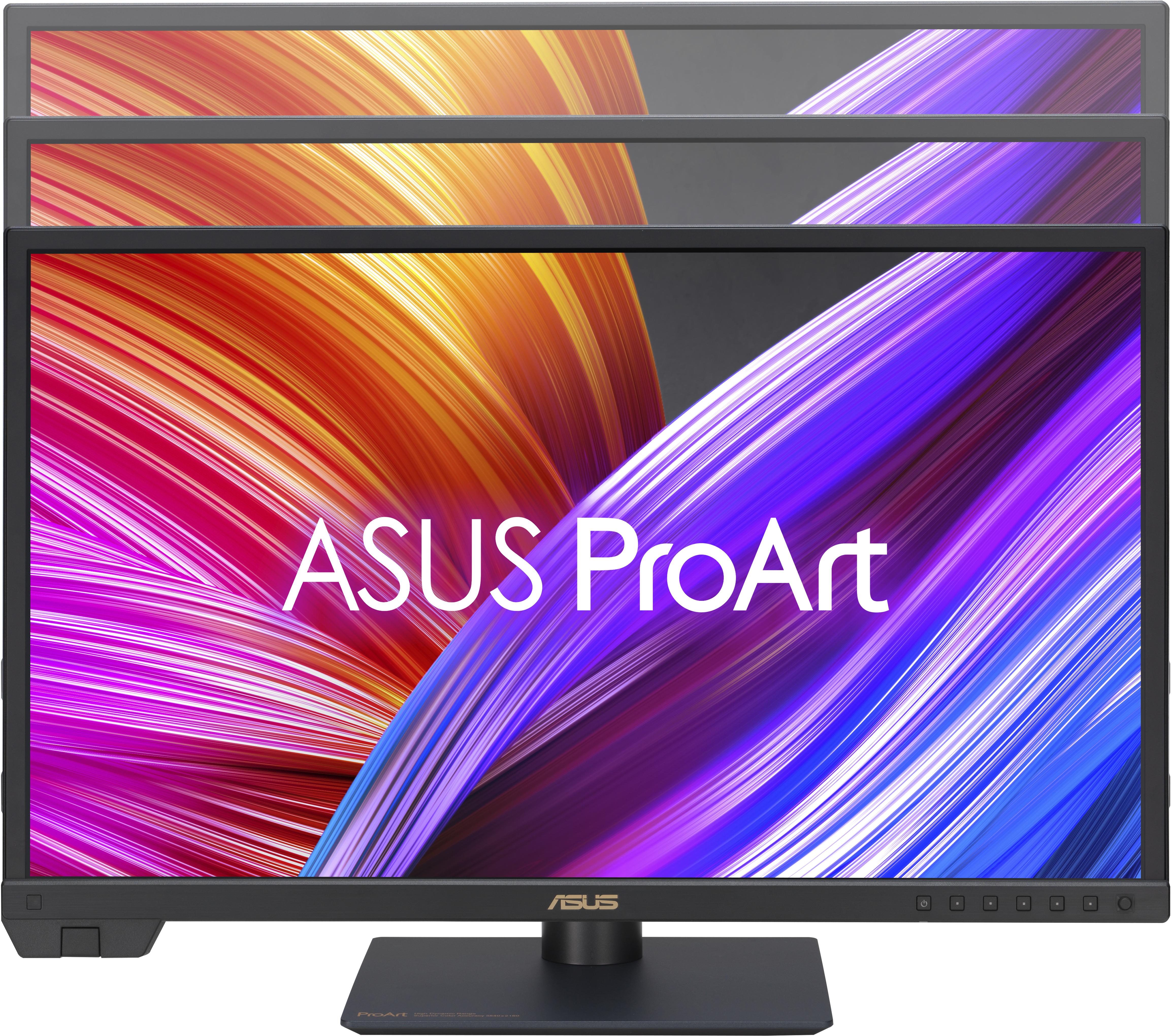 Asus - Monitor ASUS ProArt 24" PA24US IPS 4K Built-in Motorized Colorimeter Self / Auto Calibration USB-C (PD80W) DisplayHDR 600 Mac Comp