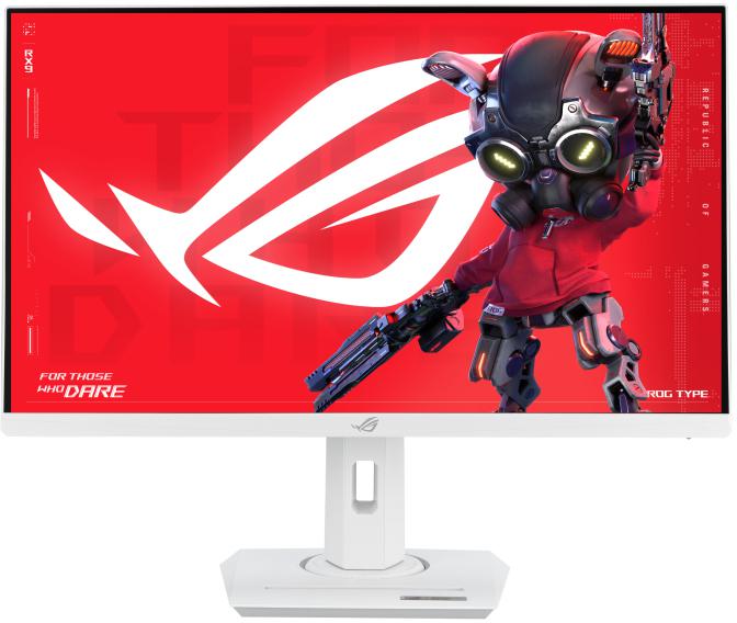 Asus - Monitor ASUS ROG STRIX 27" XG27ACS-W Fast IPS QHD 180Hz 1ms G-SYNC Compatible / FreeSync DisplayHDR 400 Branco