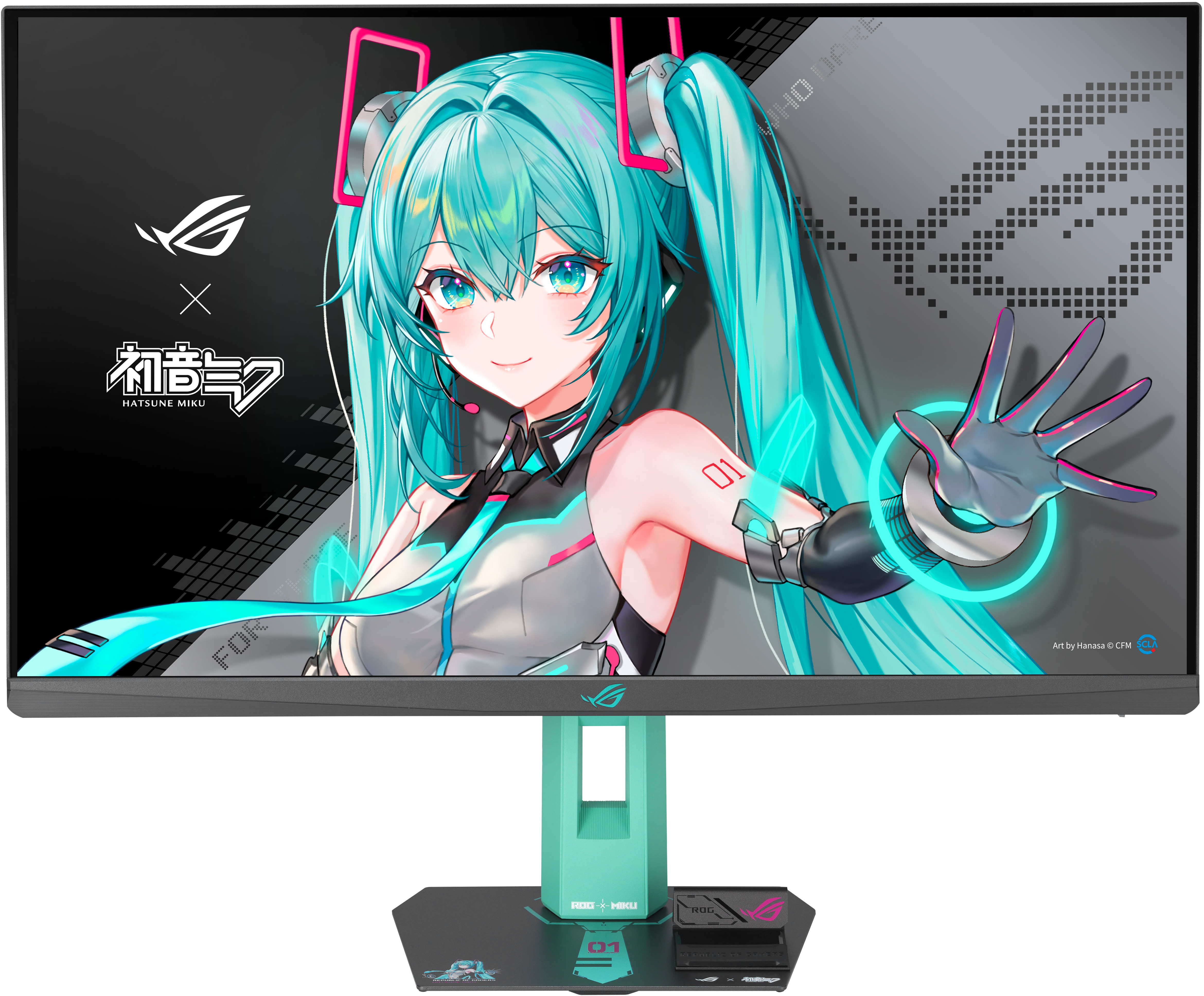 Asus - Monitor ASUS ROG STRIX 27" XG27ACMEG-G Hatsune Miku Edition QHD 360Hz Fast IPS 0.03ms