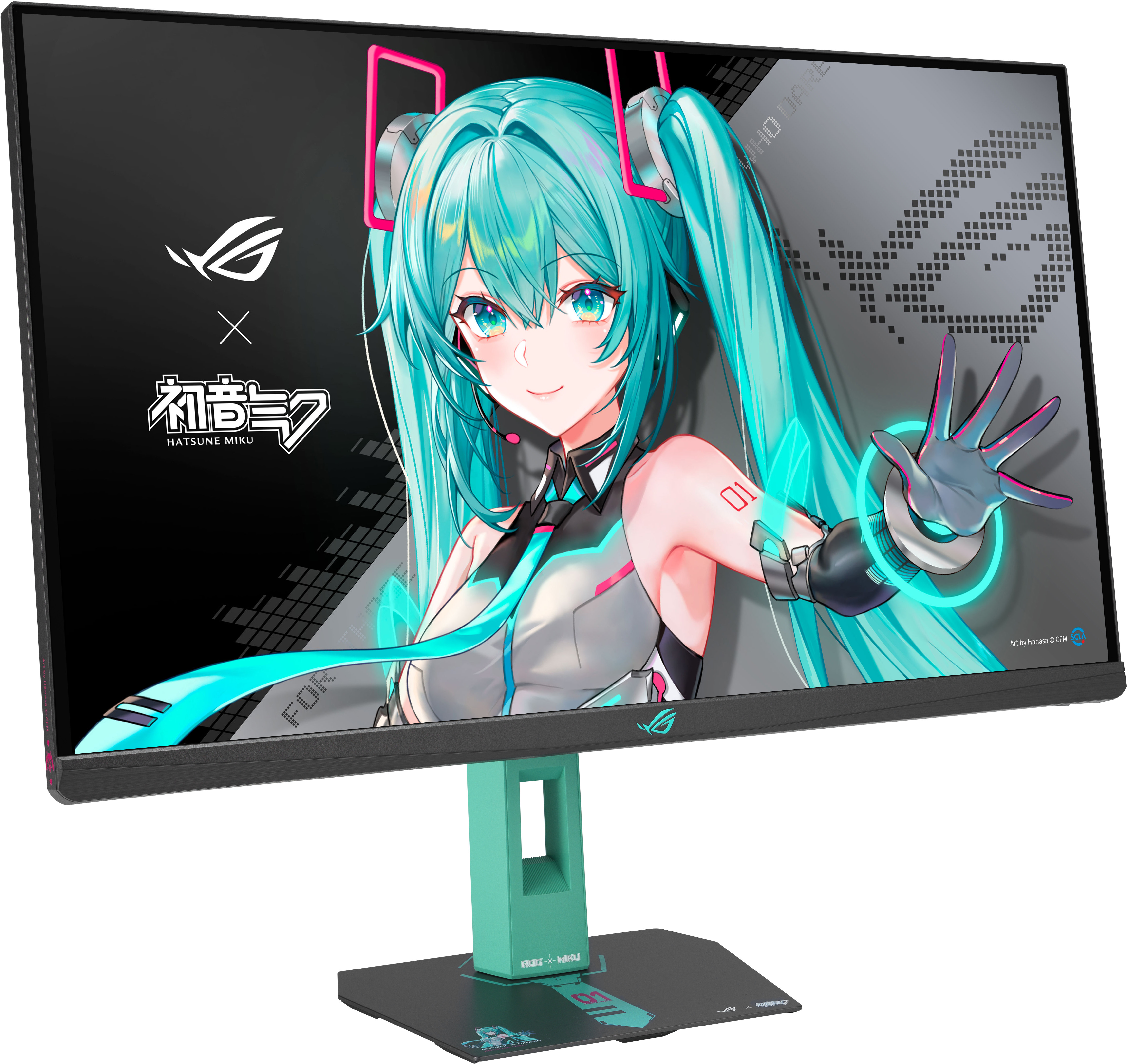 Asus - Monitor ASUS ROG STRIX 27" XG27ACMEG-G Hatsune Miku Edition QHD 360Hz Fast IPS 0.03ms