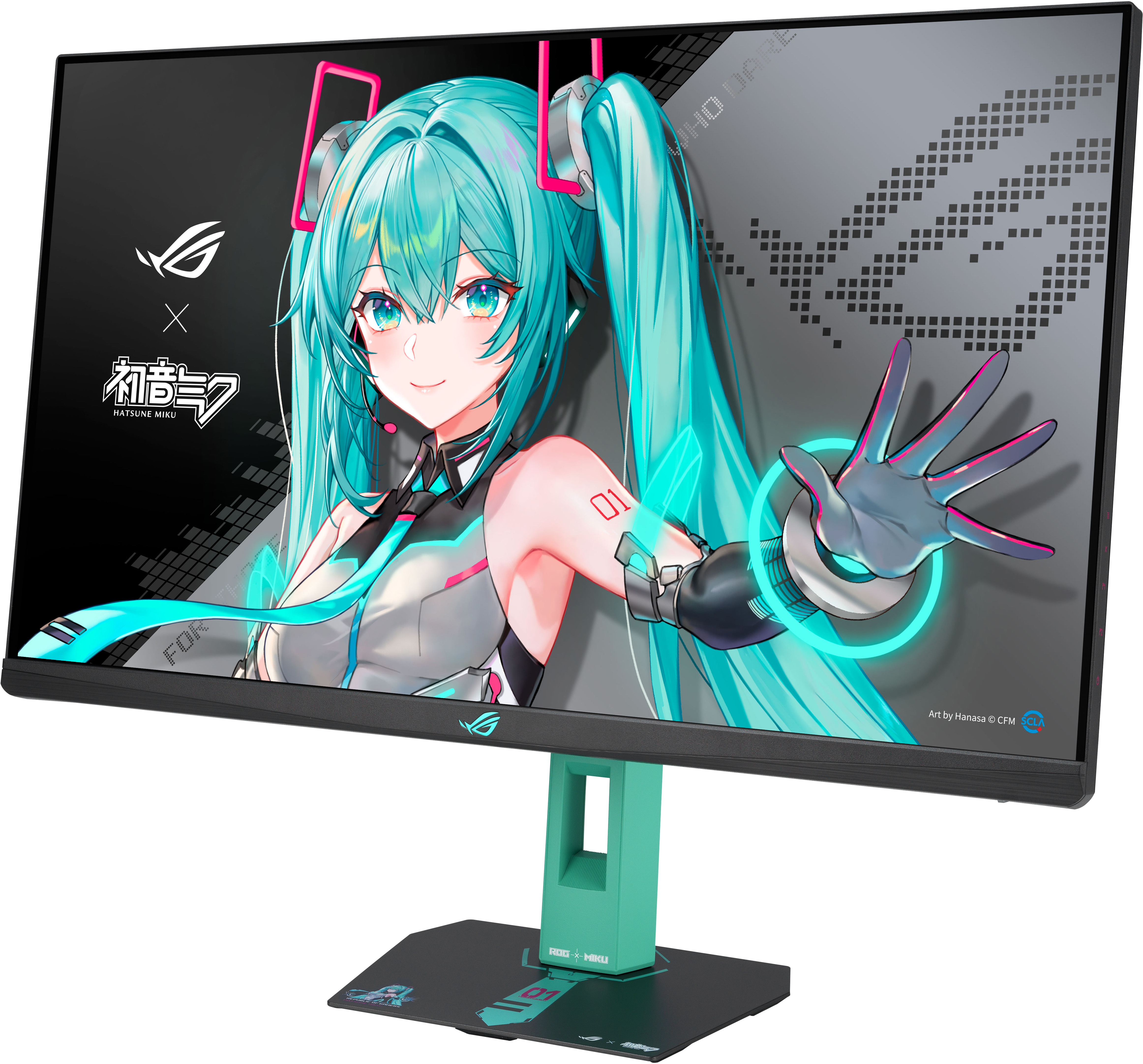 Asus - Monitor ASUS ROG STRIX 27" XG27ACMEG-G Hatsune Miku Edition QHD 360Hz Fast IPS 0.03ms