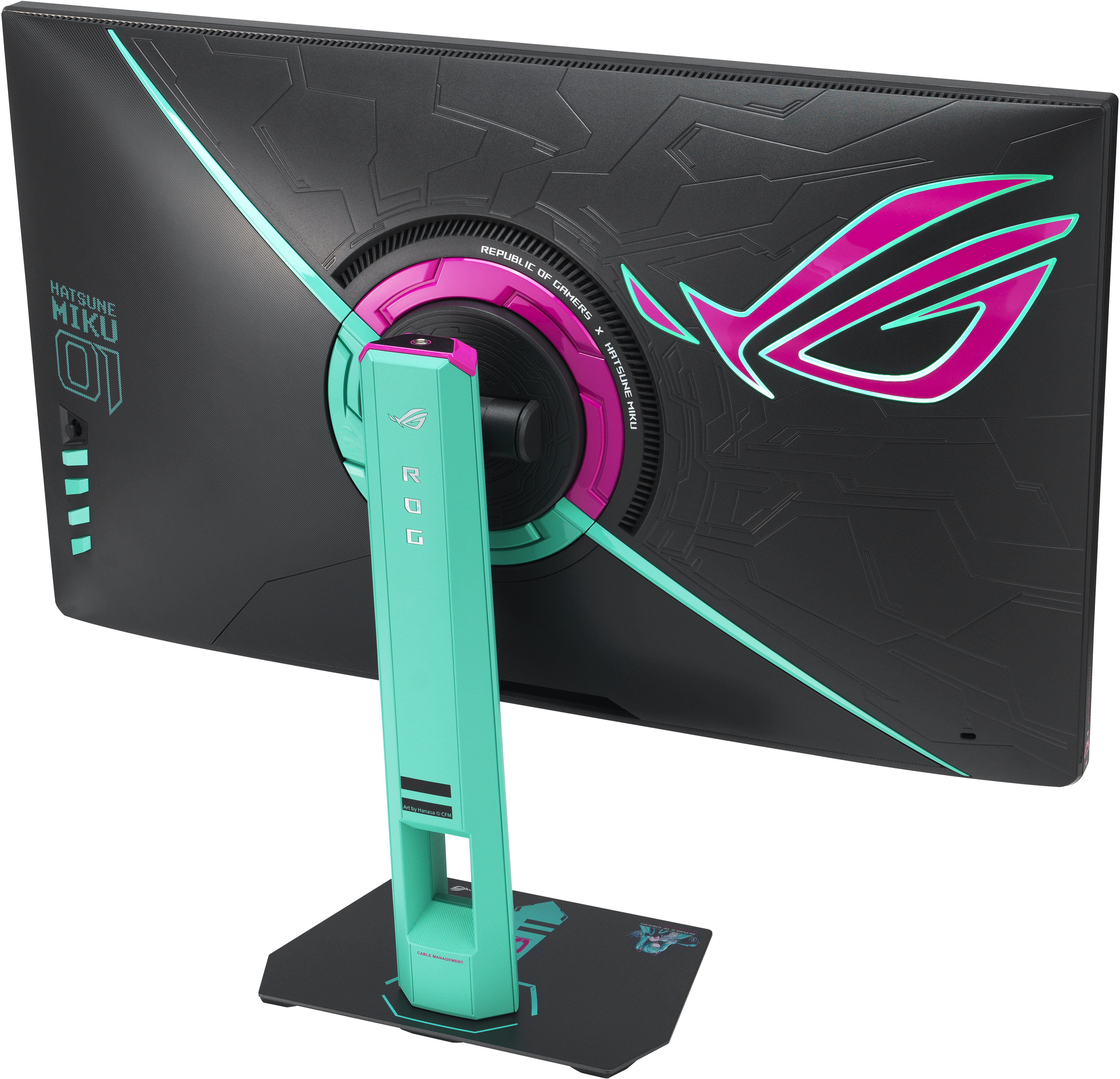 Asus - Monitor ASUS ROG STRIX 27" XG27ACMEG-G Hatsune Miku Edition QHD 360Hz Fast IPS 0.03ms