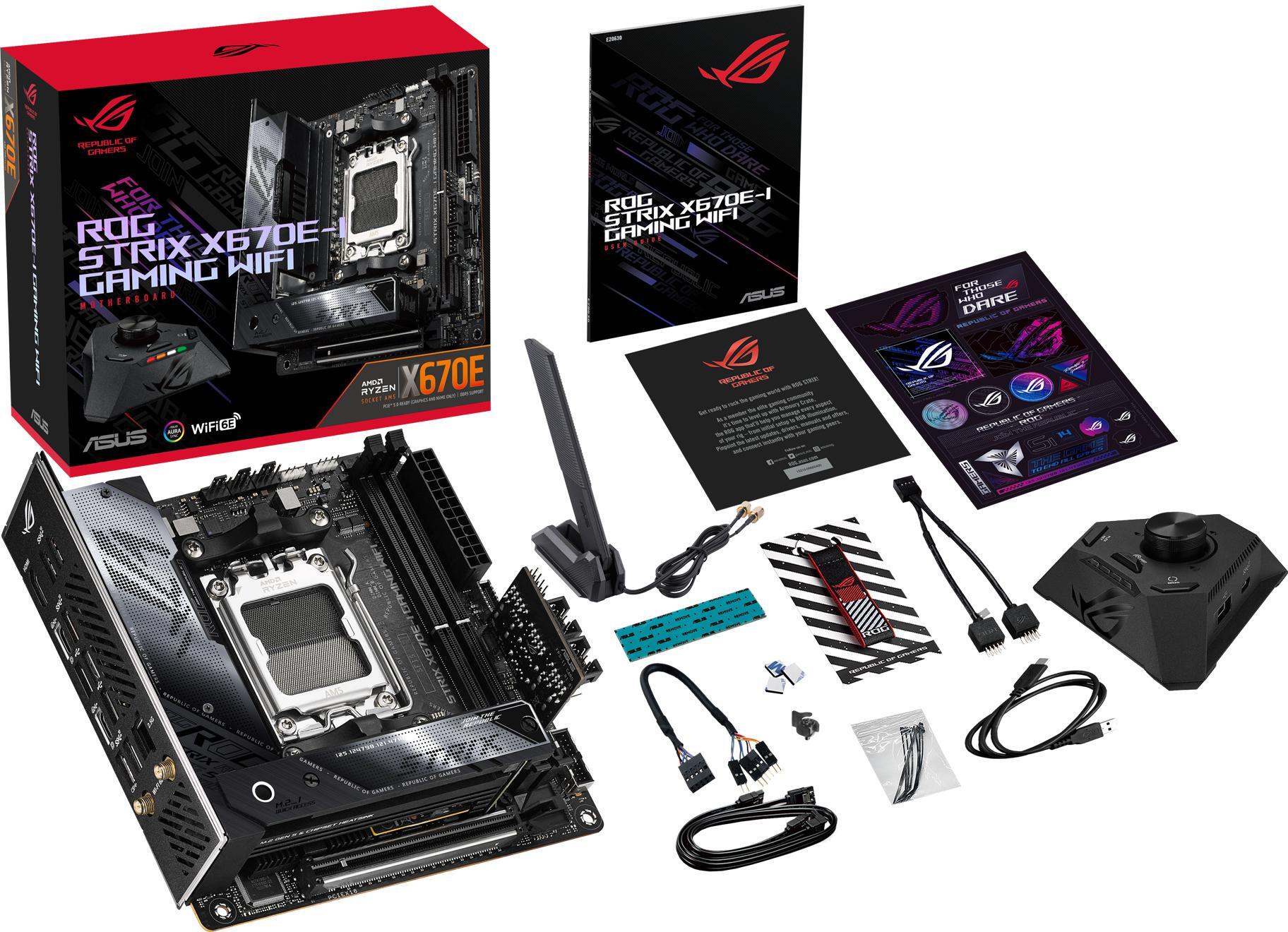 Asus - ** B Grade ** Motherboard Asus ROG Strix X670E-I Gaming WiFi