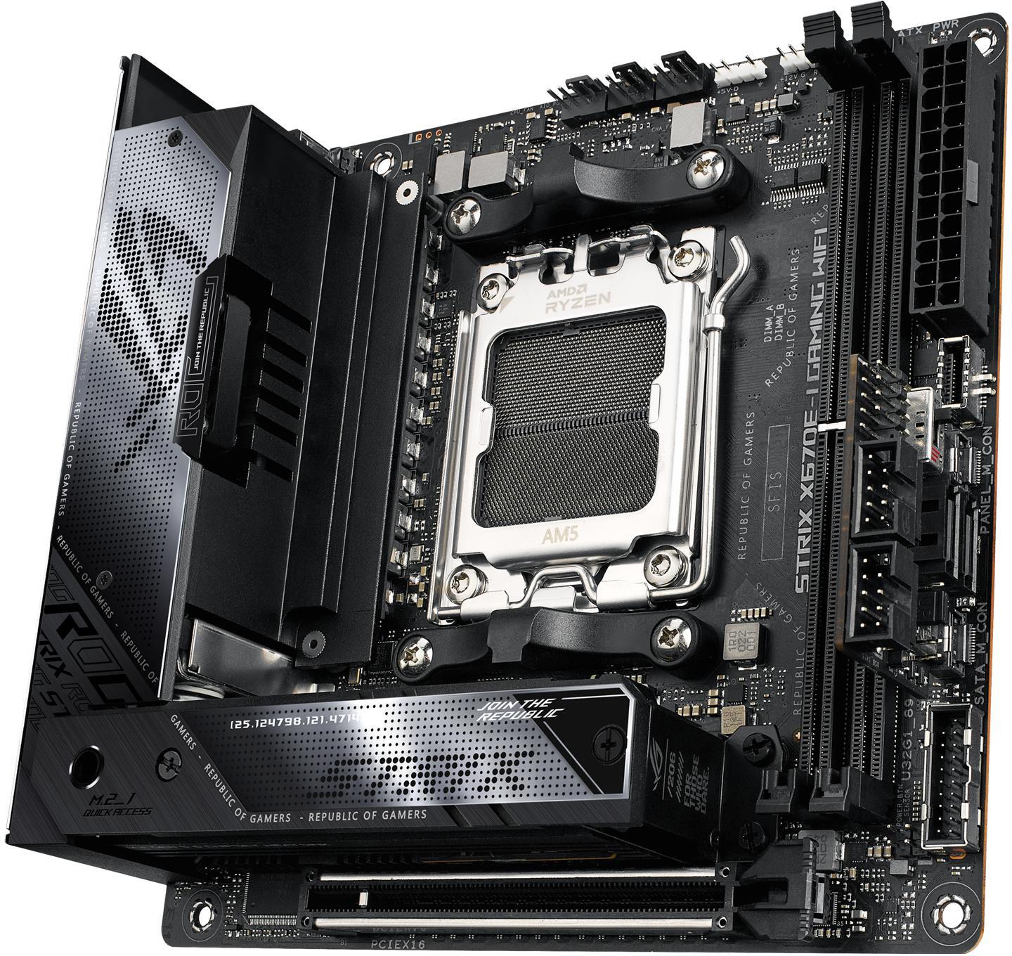 Asus - ** B Grade ** Motherboard Asus ROG Strix X670E-I Gaming WiFi