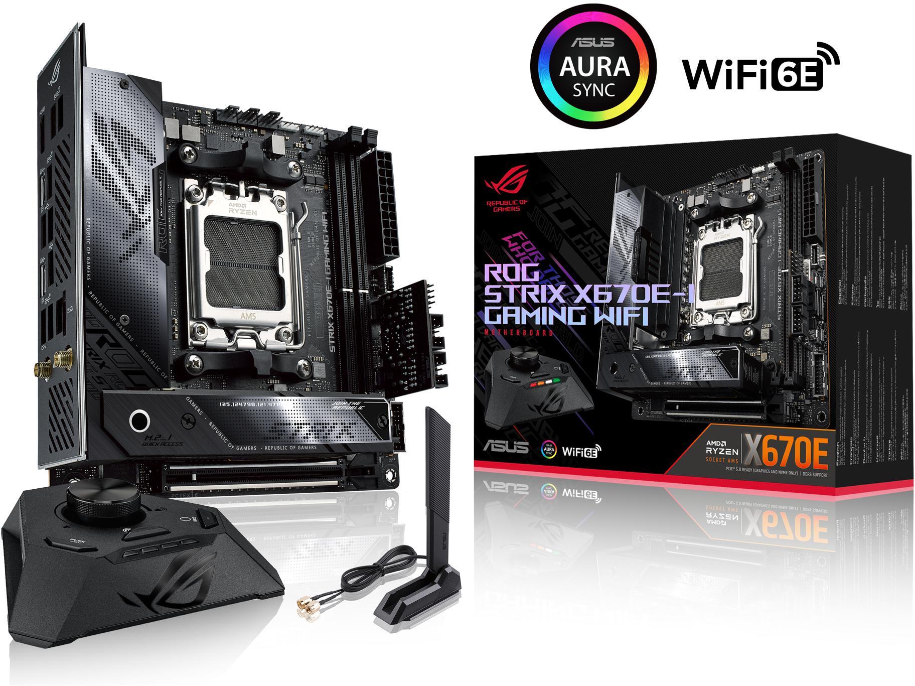 Asus - ** B Grade ** Motherboard Asus ROG Strix X670E-I Gaming WiFi