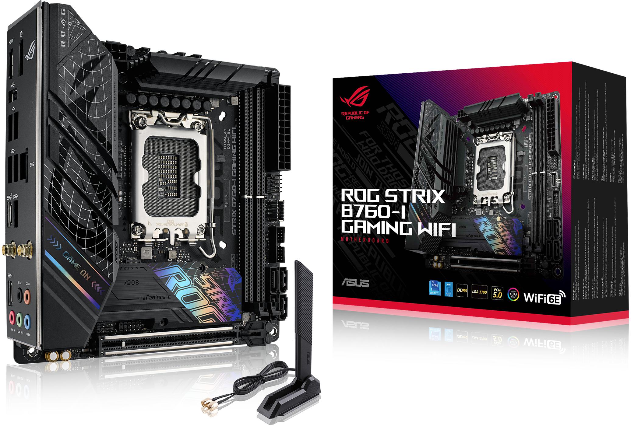 Asus - ** B Grade ** Motherboard Asus ROG Strix B760-I Gaming WiFi