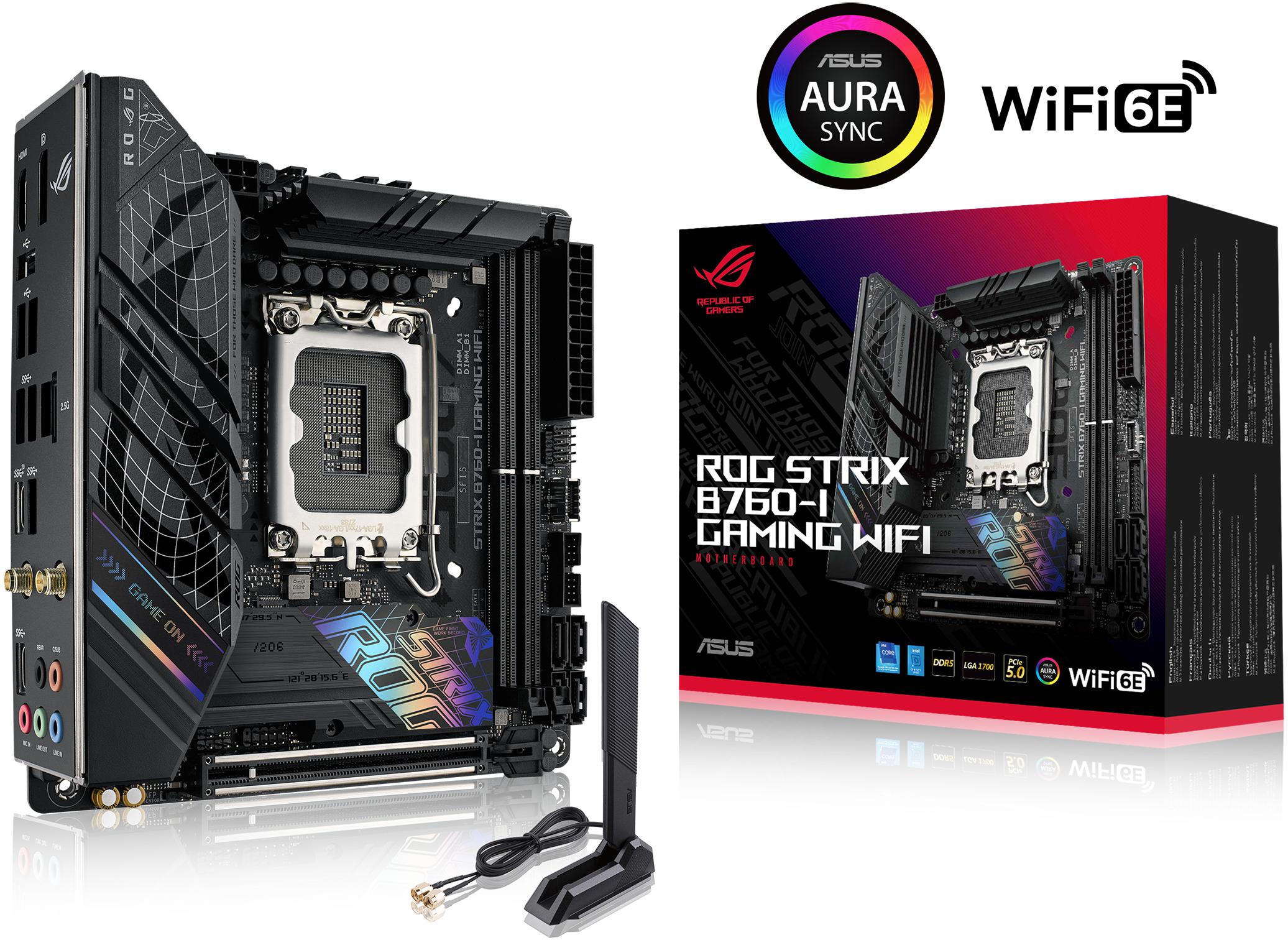Asus - ** B Grade ** Motherboard Asus ROG Strix B760-I Gaming WiFi