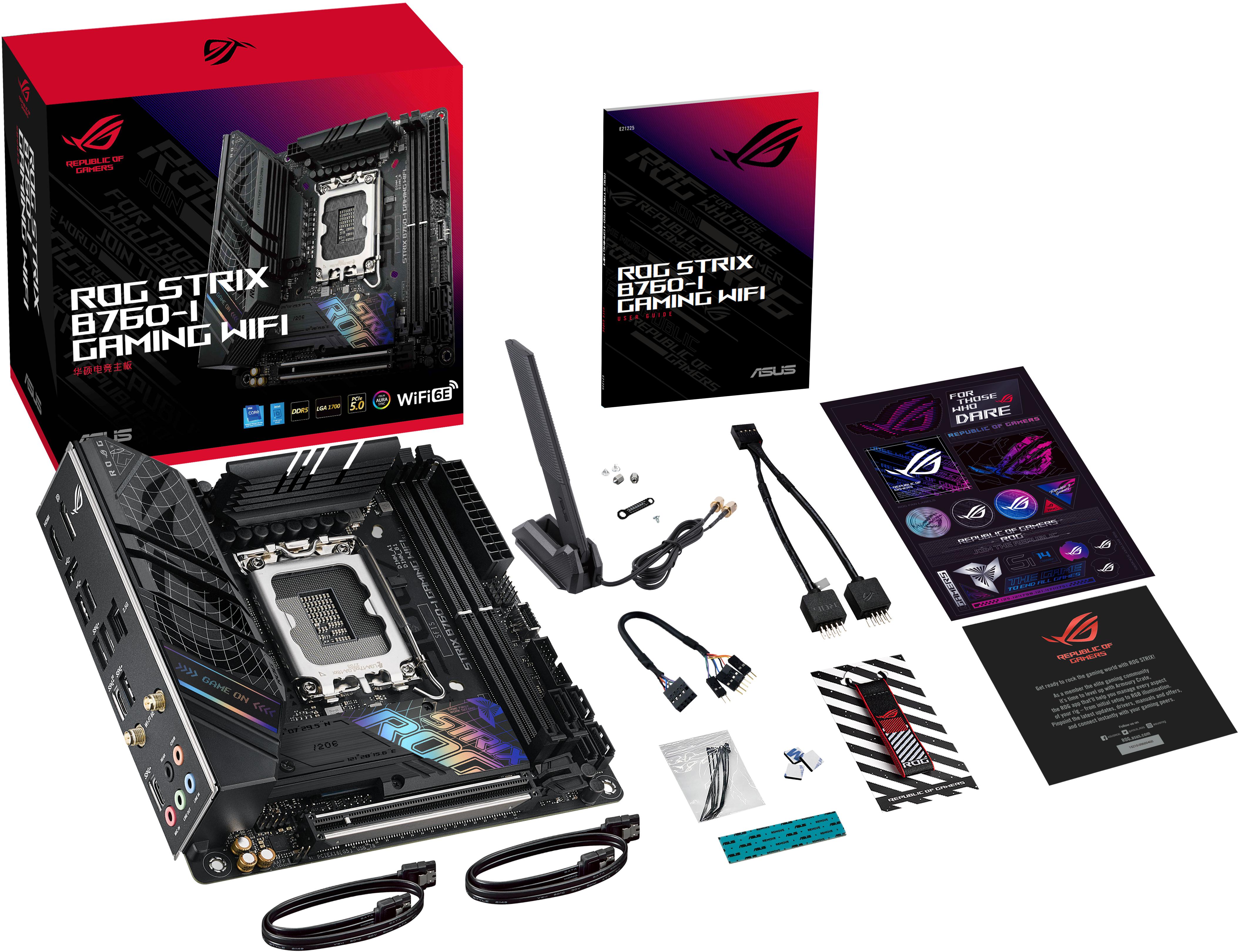 Asus - ** B Grade ** Motherboard Asus ROG Strix B760-I Gaming WiFi