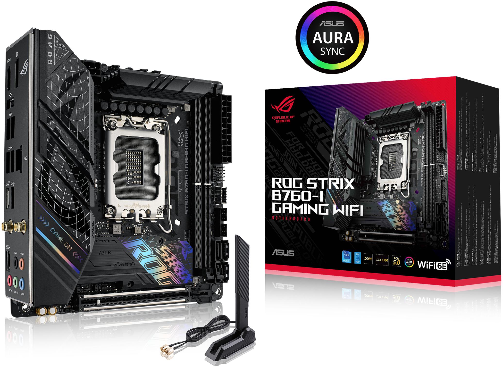 Asus - ** B Grade ** Motherboard Asus ROG Strix B760-I Gaming WiFi