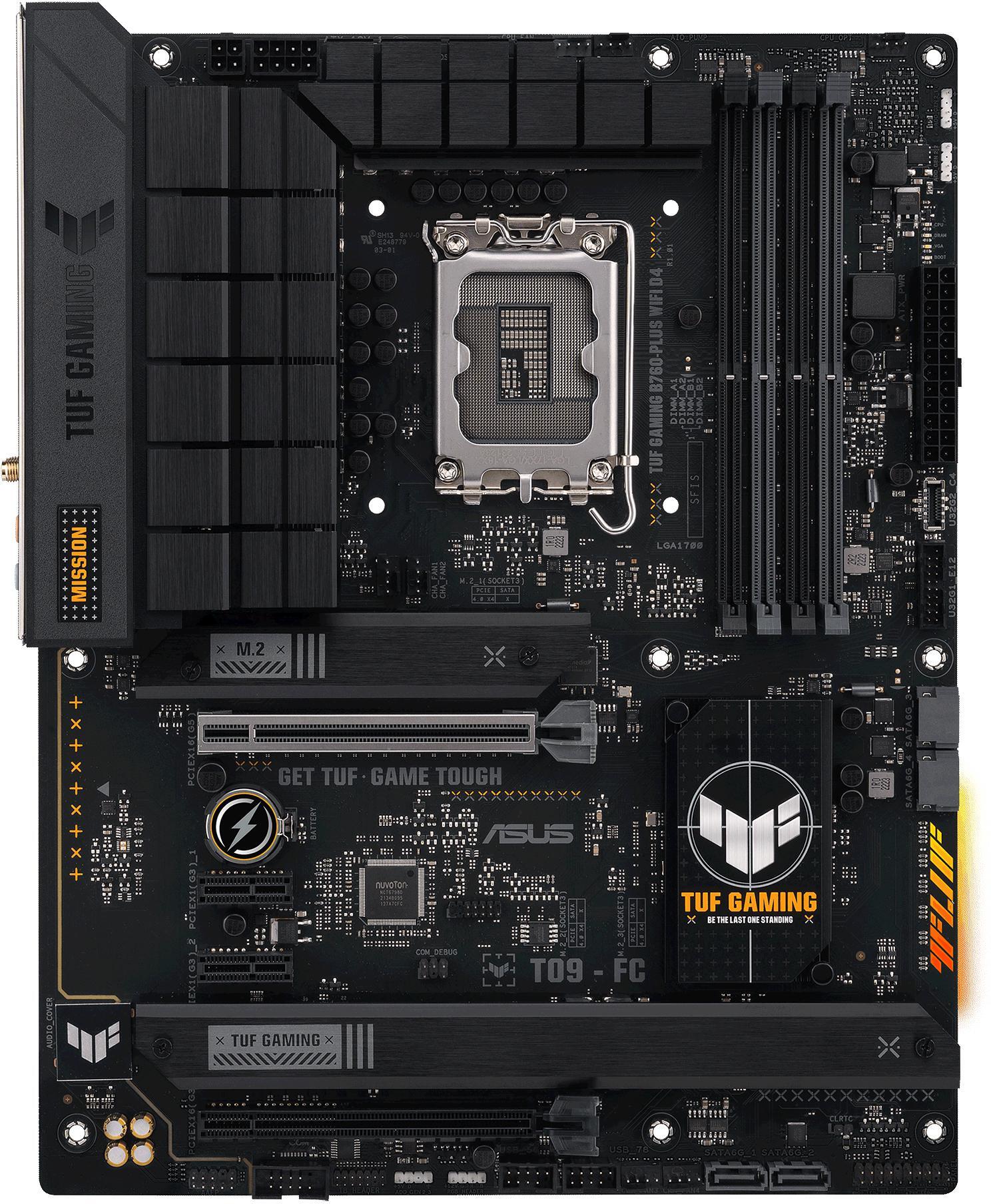 Asus - ** B Grade ** Motherboard Asus TUF B760-Plus Gaming WiFi D4