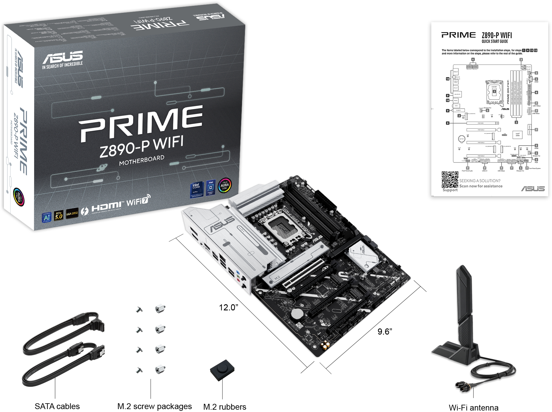 Asus - Motherboard Asus PRIME Z890-P WiFi