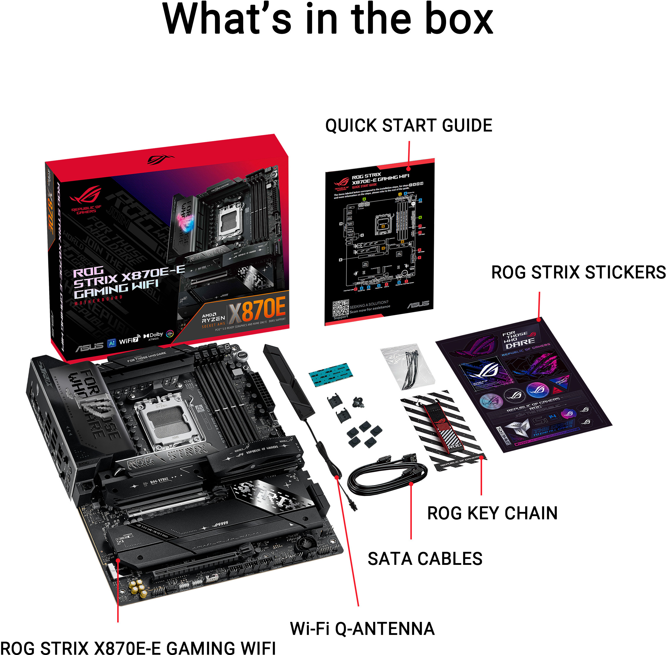 Asus - Motherboard Asus ROG Strix X870E-E Gaming WiFi