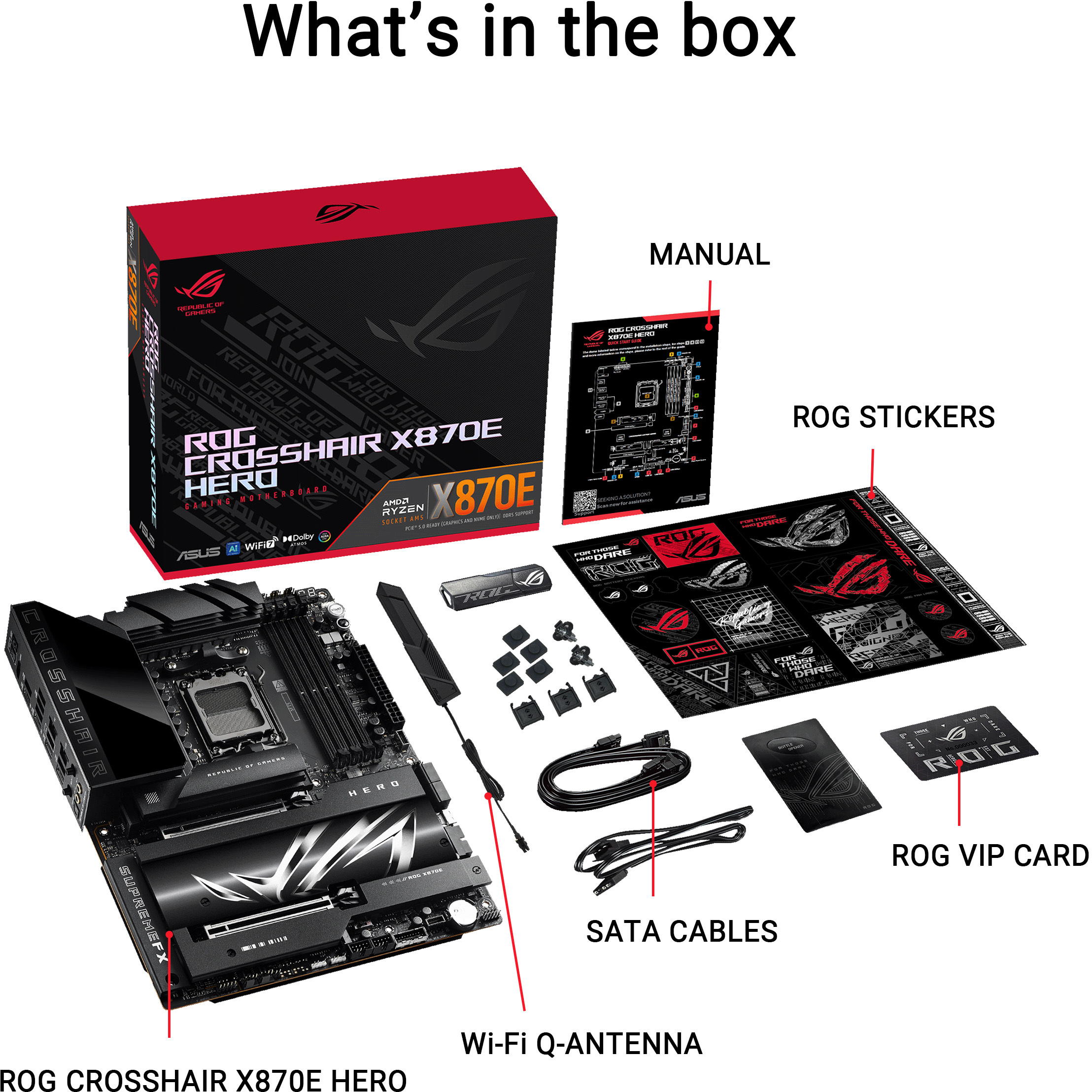 Asus - Motherboard Asus ROG Crosshair X870E Hero