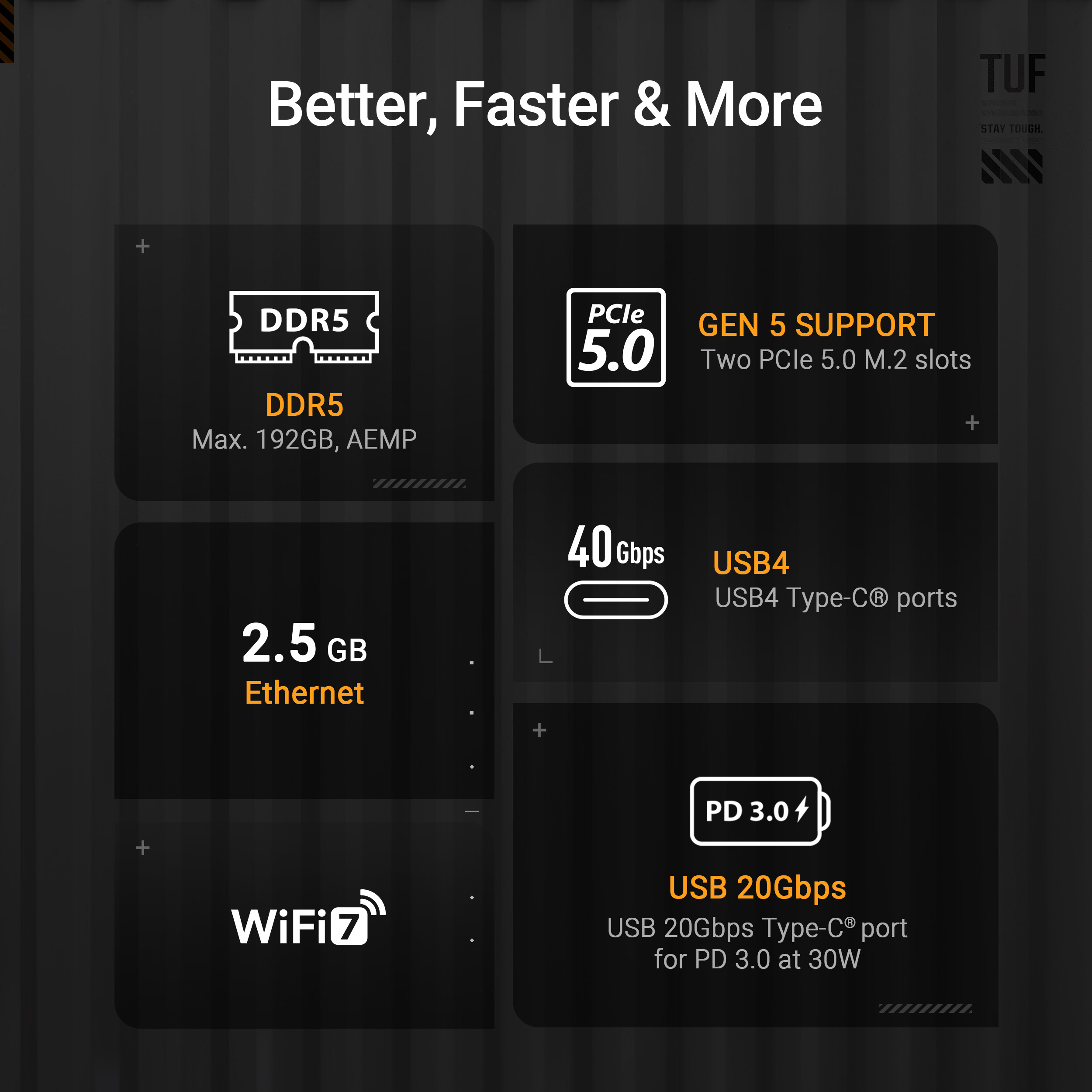Asus - Motherboard Asus TUF X870-Plus Gaming WiFi