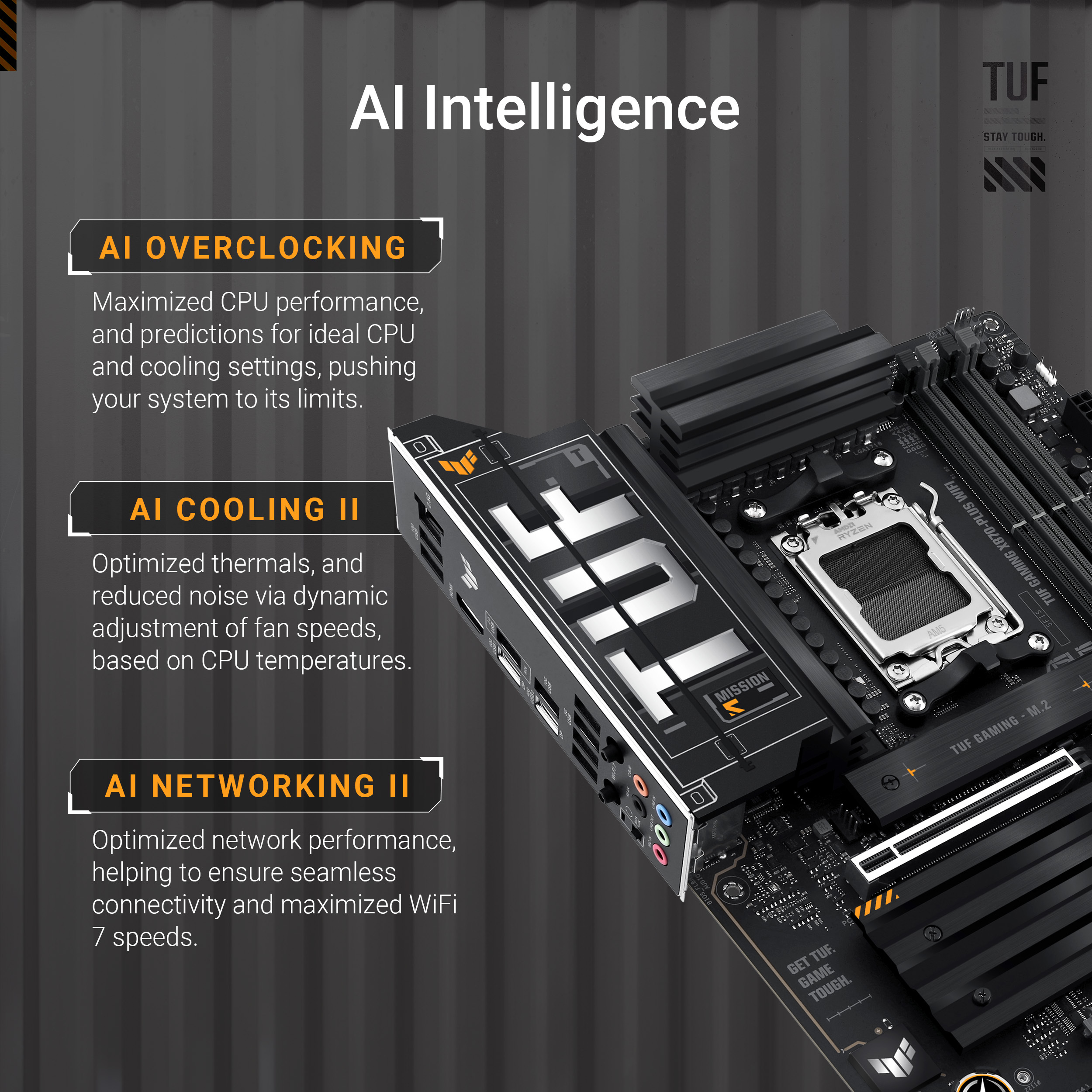 Asus - Motherboard Asus TUF X870-Plus Gaming WiFi