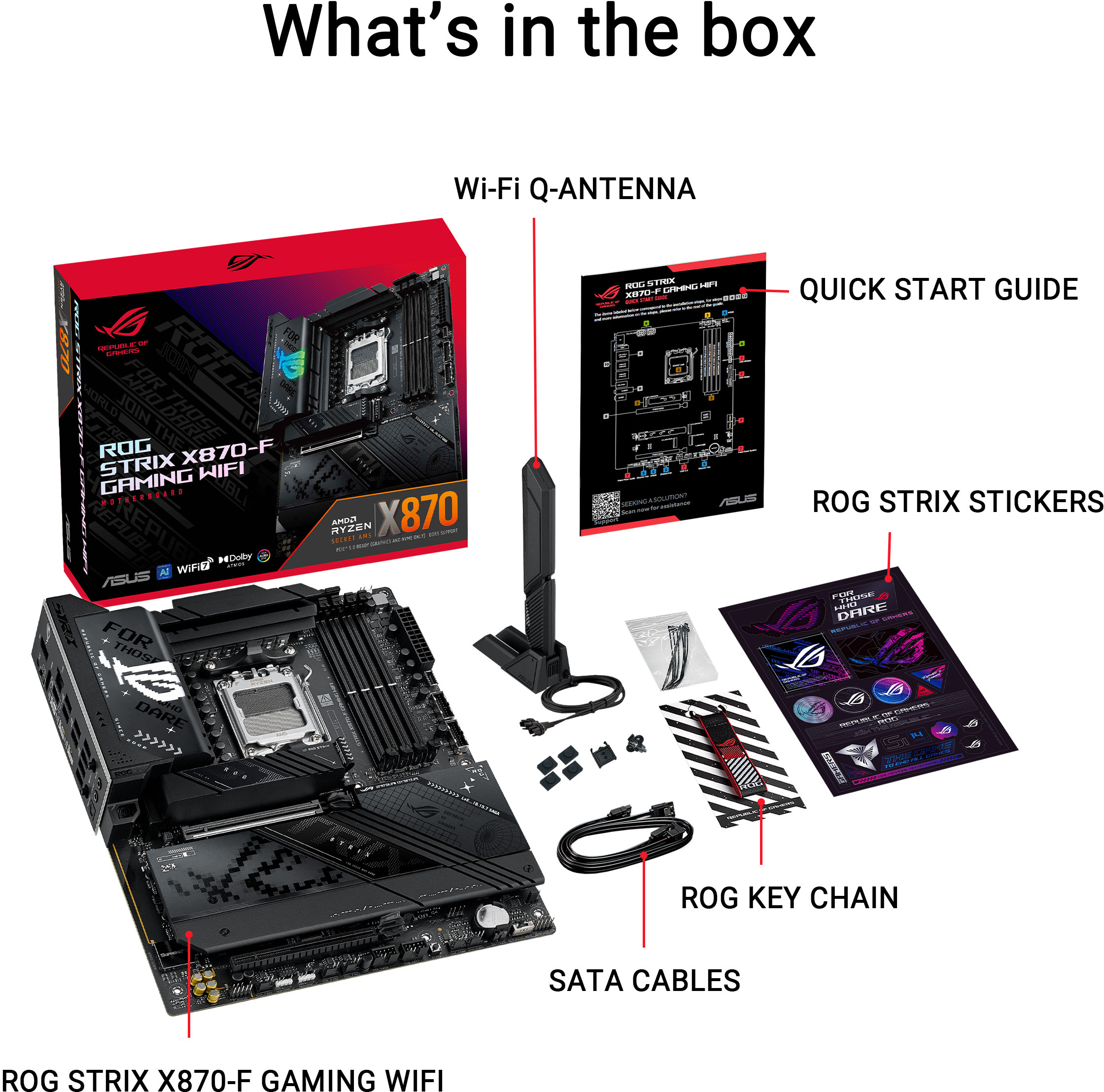 Asus - Motherboard Asus ROG Strix X870-F Gaming WiFi