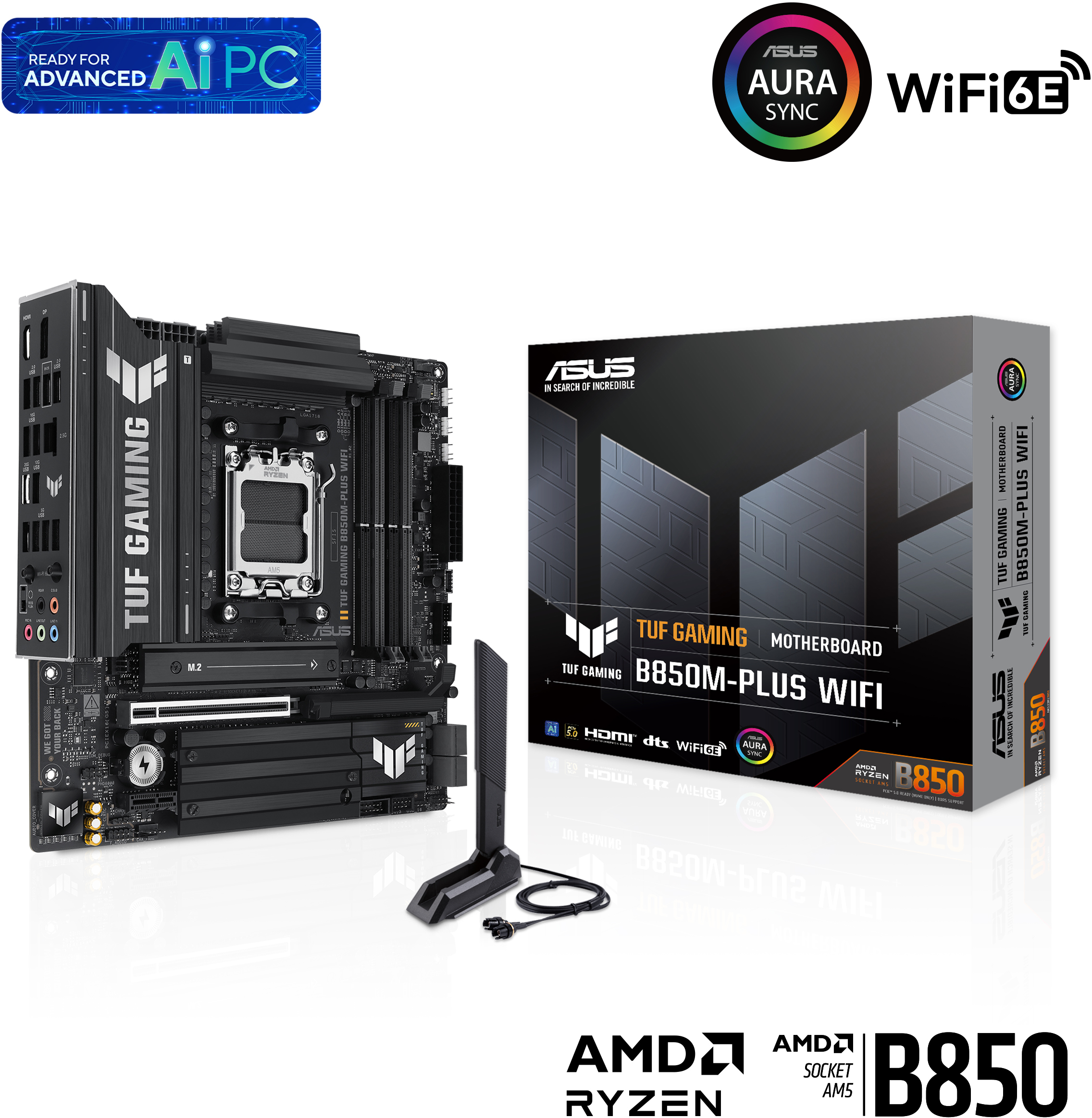 Motherboard Asus TUF B850M-Plus Gaming WiFi