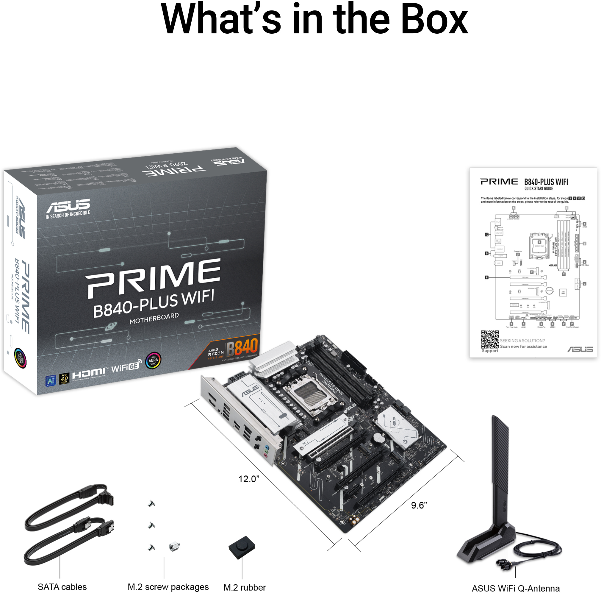 Asus - Motherboard Asus PRIME B840-PLUS WiFi