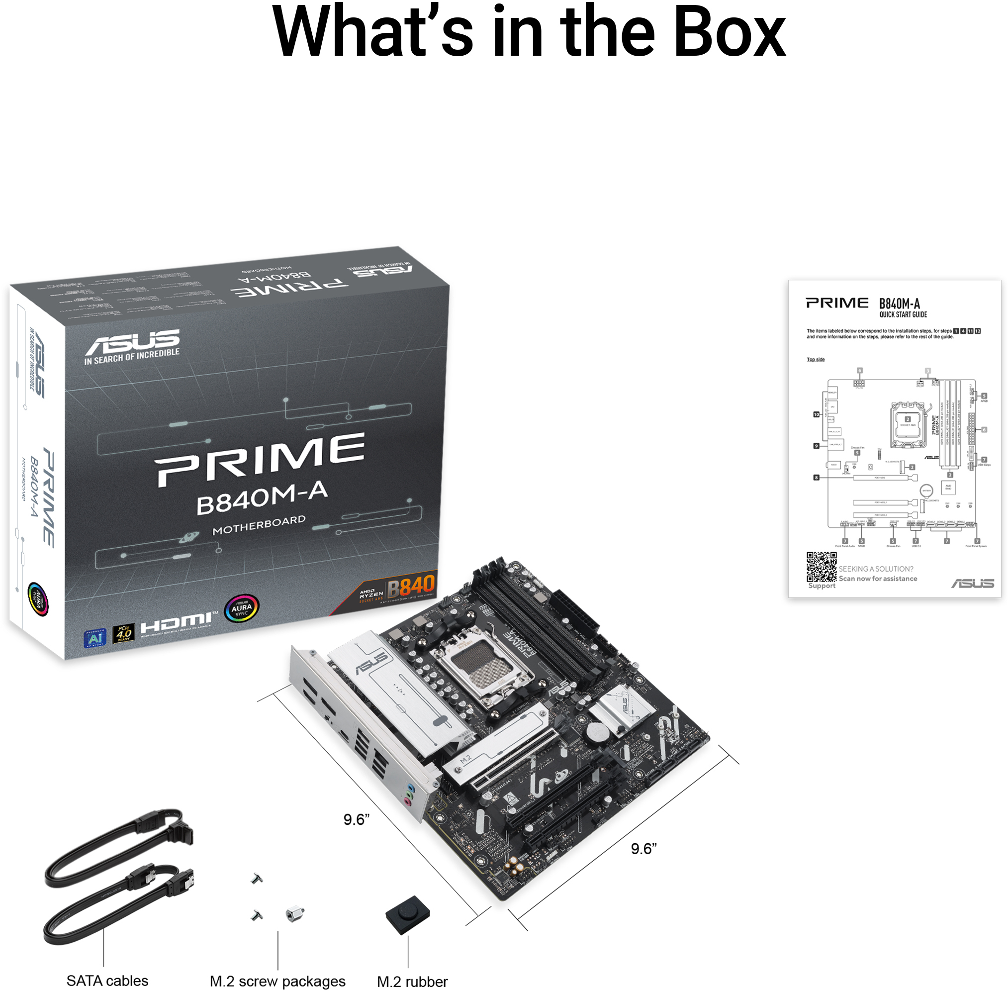 Asus - Motherboard Asus PRIME B840M-A-CSM