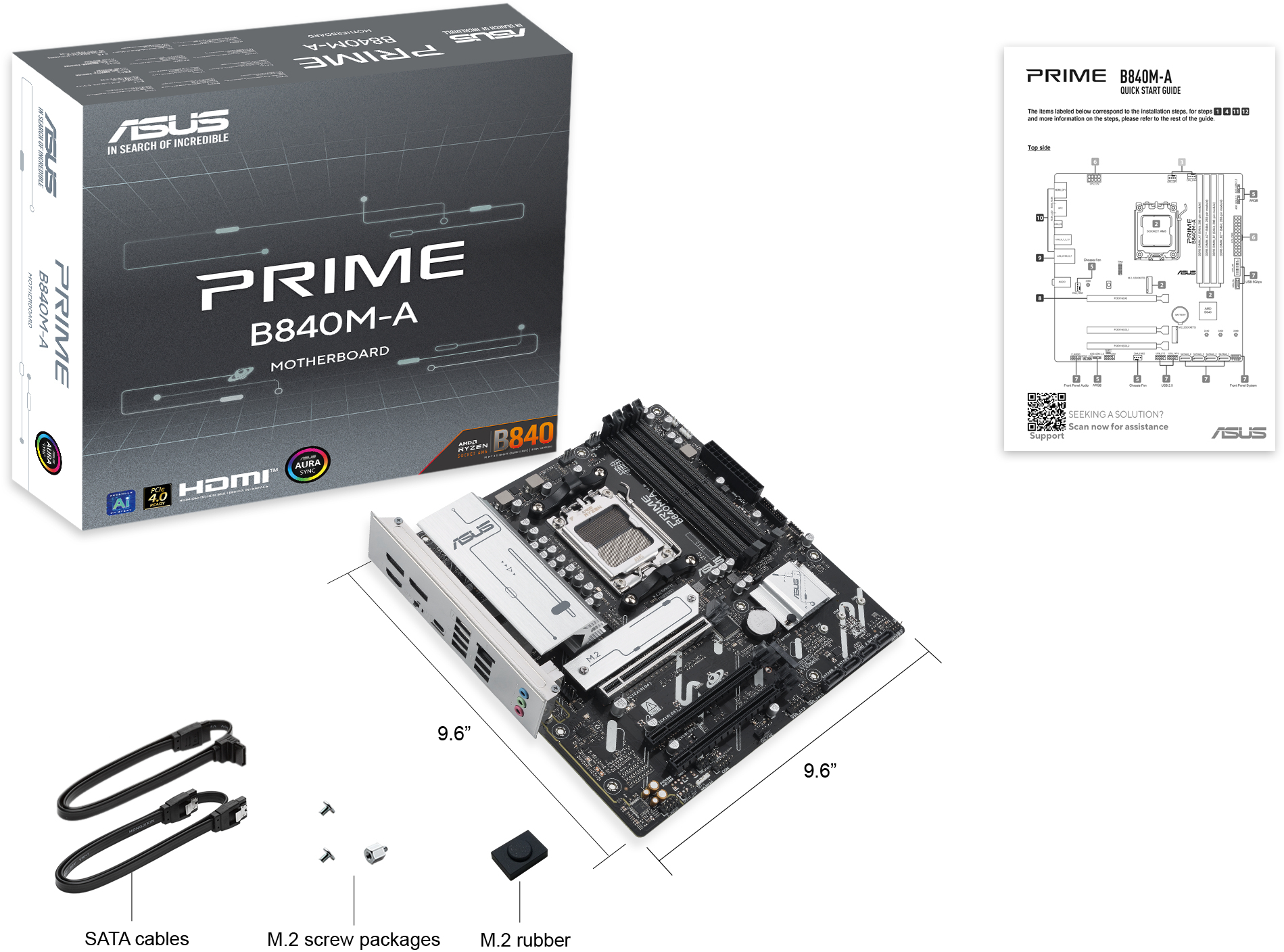 Asus - Motherboard Asus PRIME B840M-A-CSM