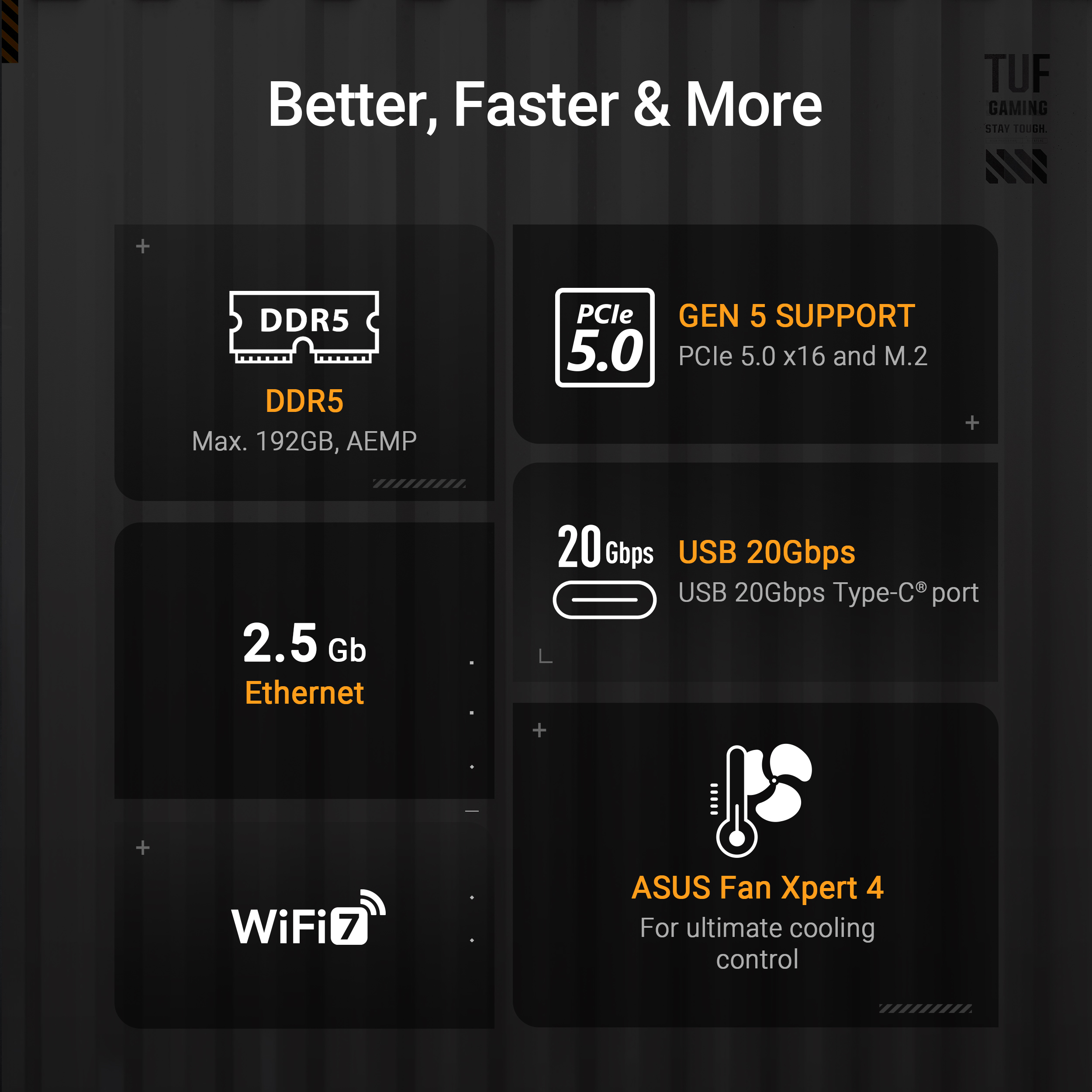 Asus - Motherboard Asus TUF B850-Plus Gaming WiFi