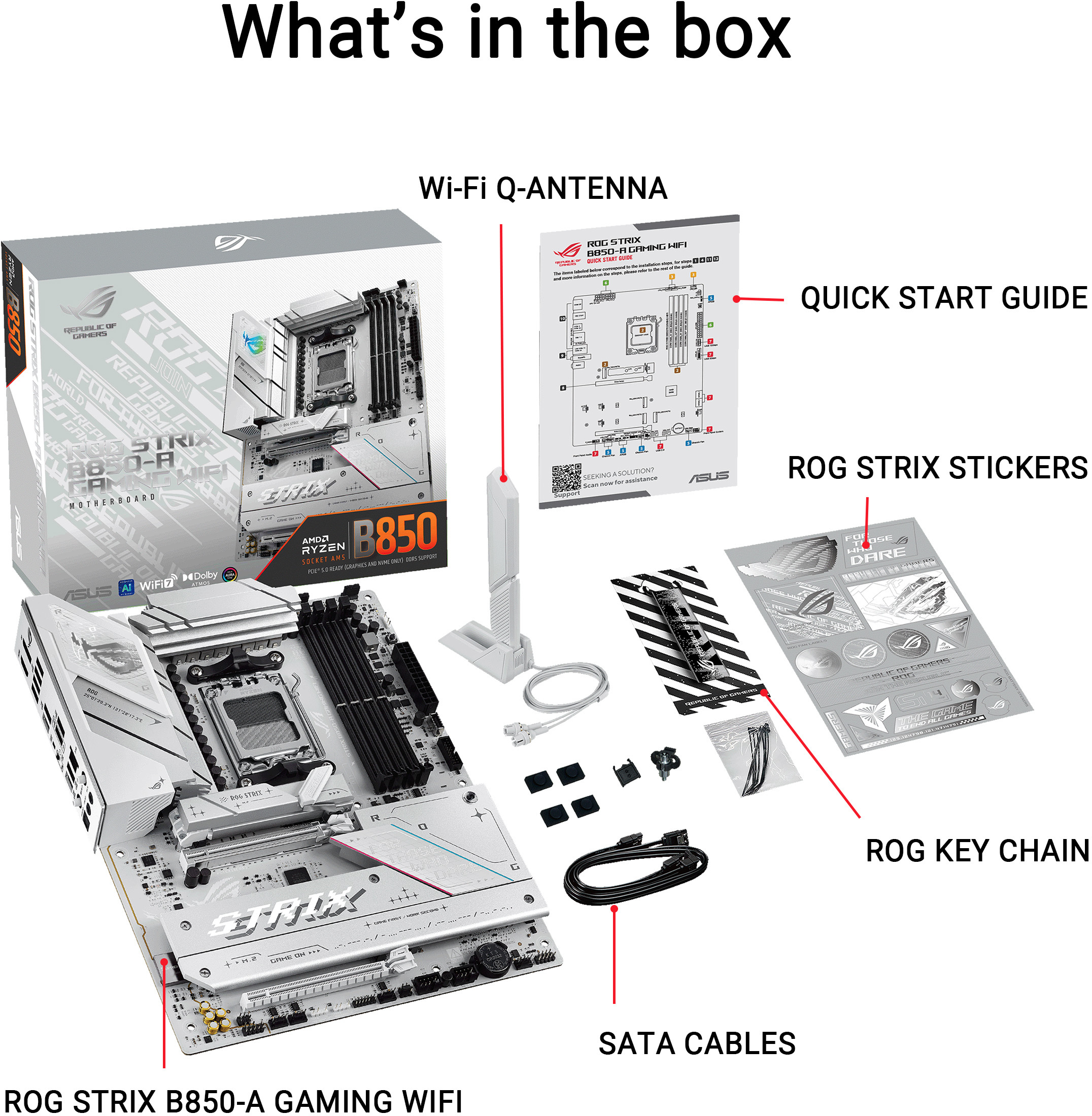 Asus - Motherboard Asus ROG Strix B850-A Gaming WiFi