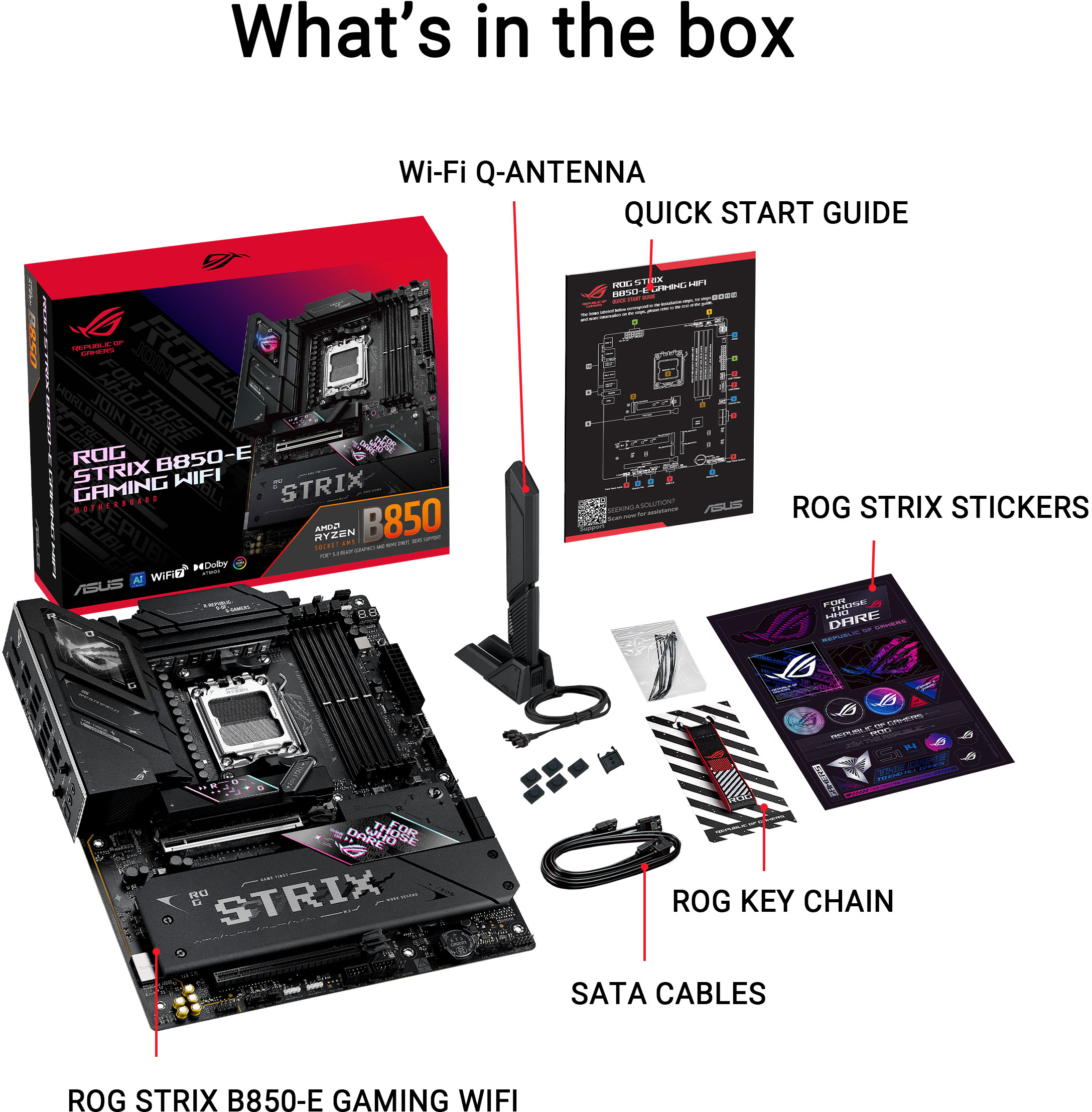 Asus - Motherboard Asus ROG Strix B850-E Gaming WiFi