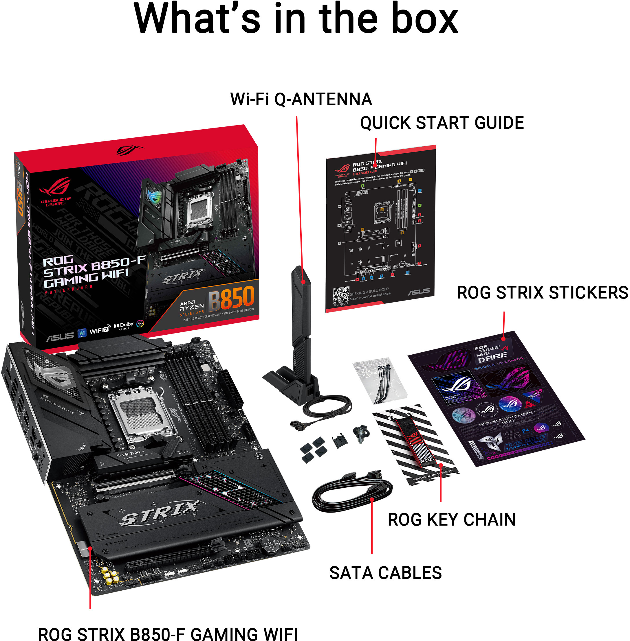 Asus - Motherboard Asus ROG Strix B850-F Gaming WiFi