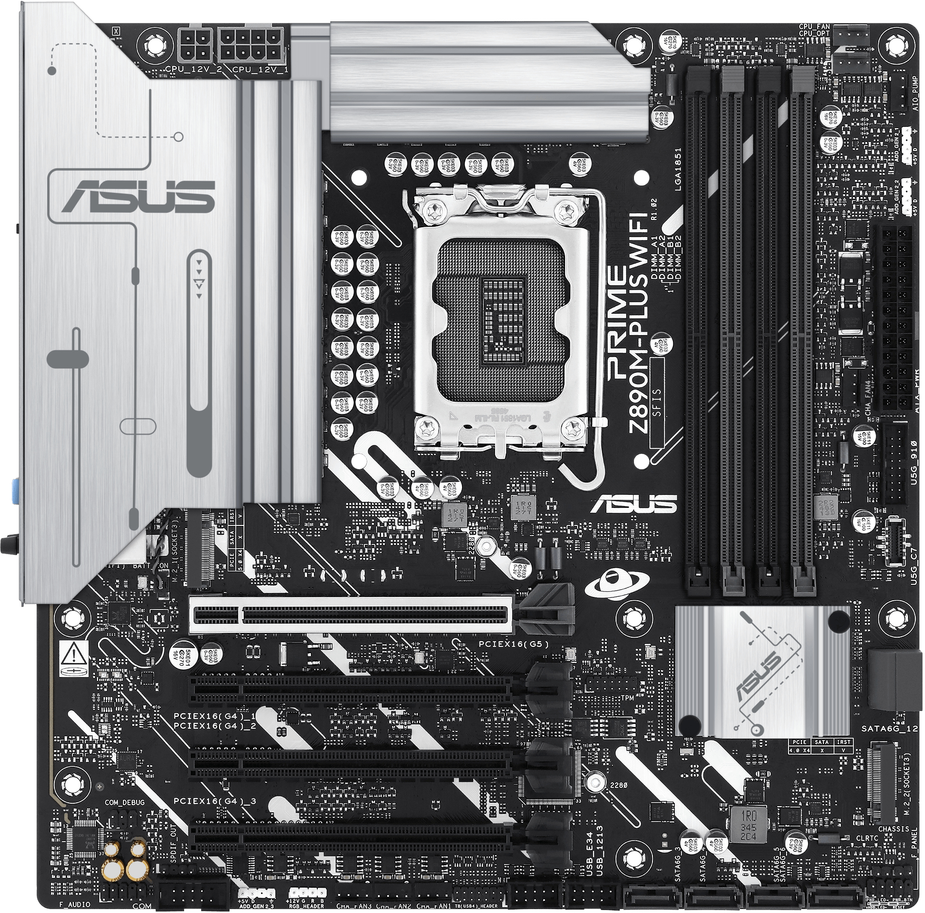 Asus - Motherboard Asus PRIME Z890M-Plus WiFi