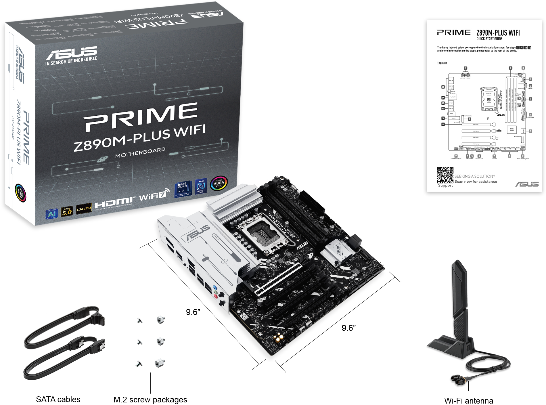 Asus - Motherboard Asus PRIME Z890M-Plus WiFi